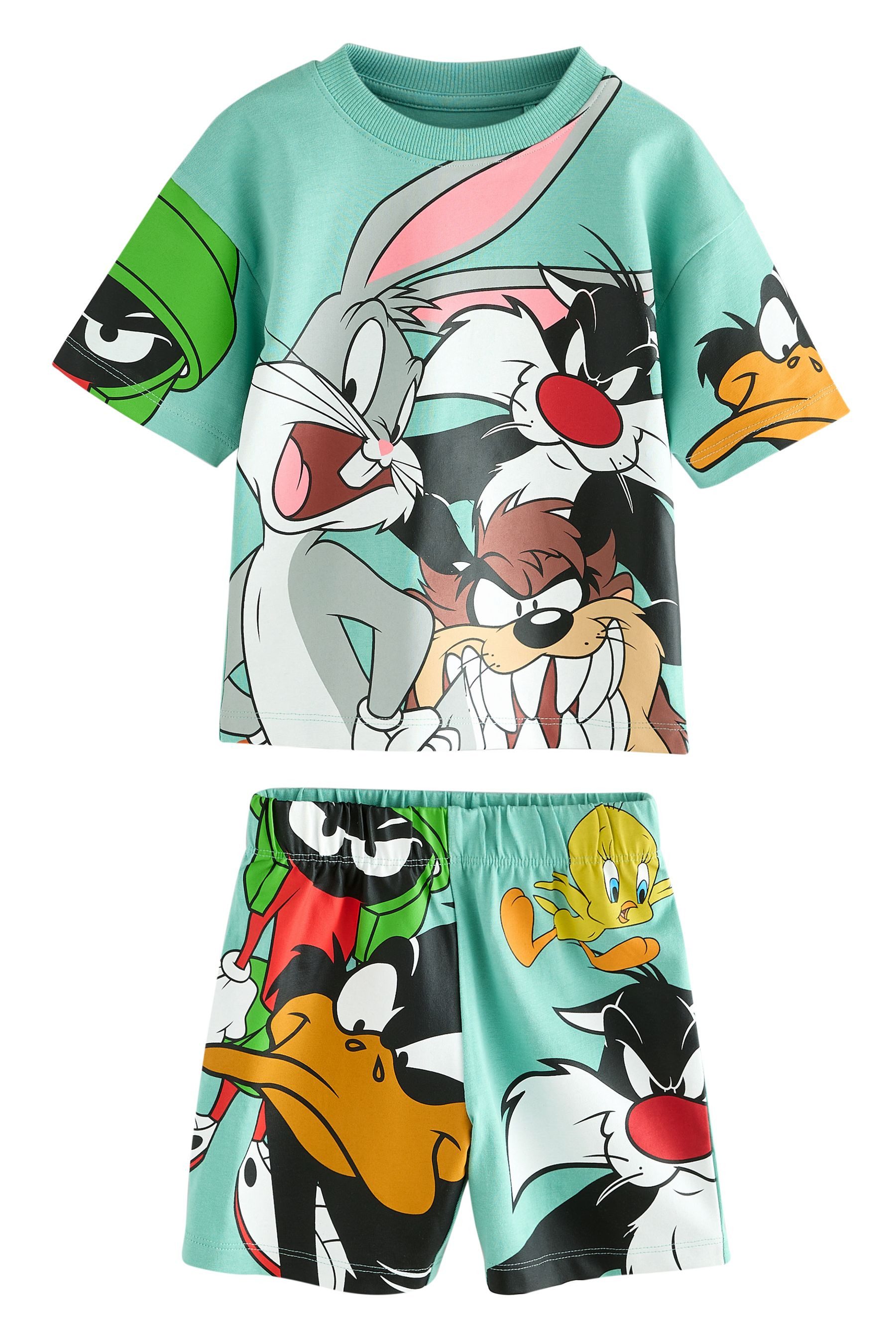 Pyjama Lizensierter kurzer Schlafanzug aus Baumwolle