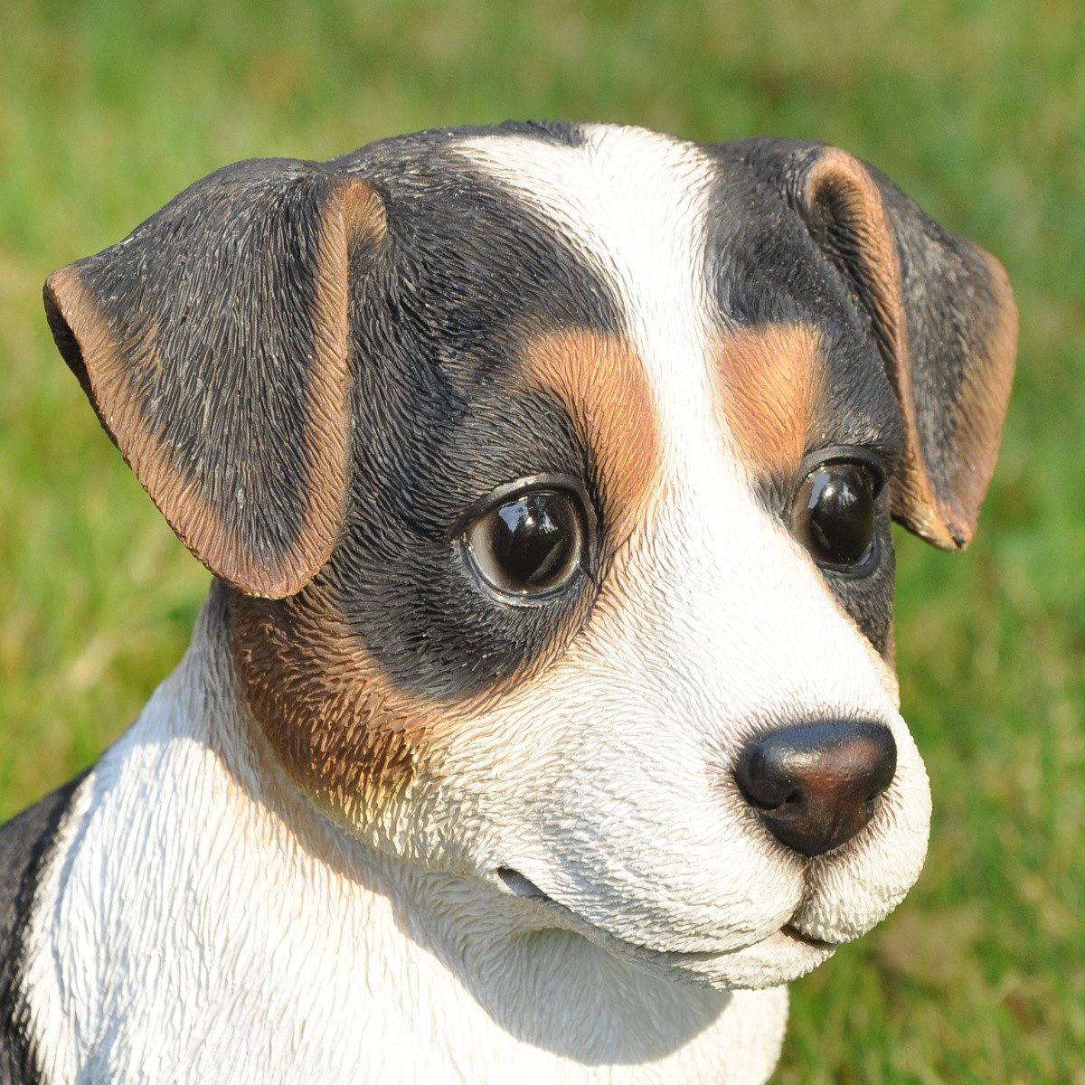 dazikemo Gartenfigur Dekofigur Gartenfigur Jack Russel