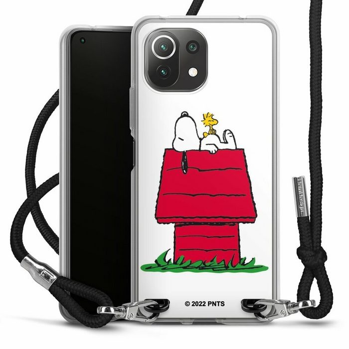 DeinDesign Handyhülle Snoopy Offizielles Lizenzprodukt Peanuts Snoopy and Woodstock Classic Xiaomi Mi 11 Lite 5G NE Handykette Hülle mit Band Case zum Umhängen