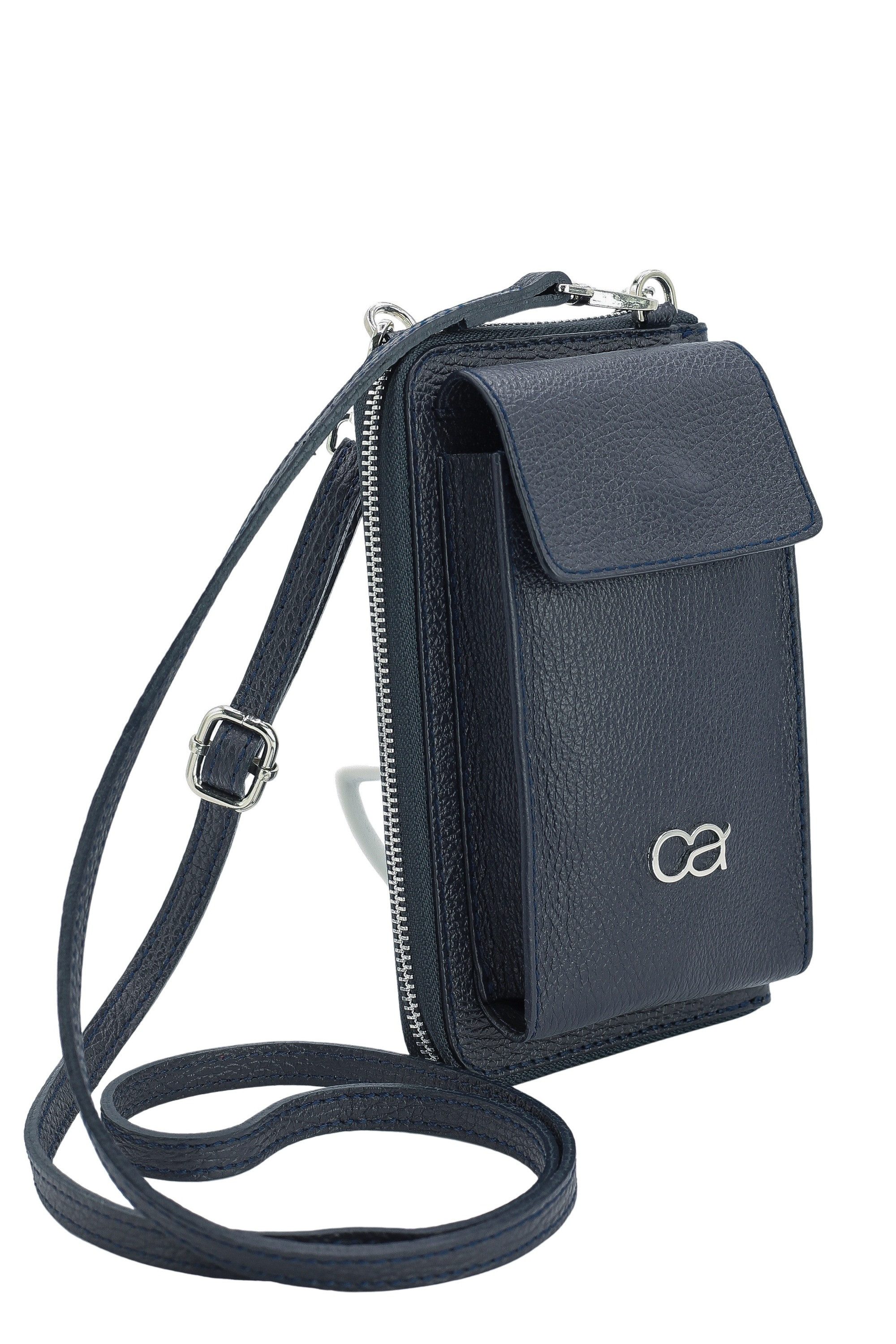 COLLEZIONE ALESSANDRO Umhängetasche Event, Echt Leder Handy Geldbörse zum Umhängen