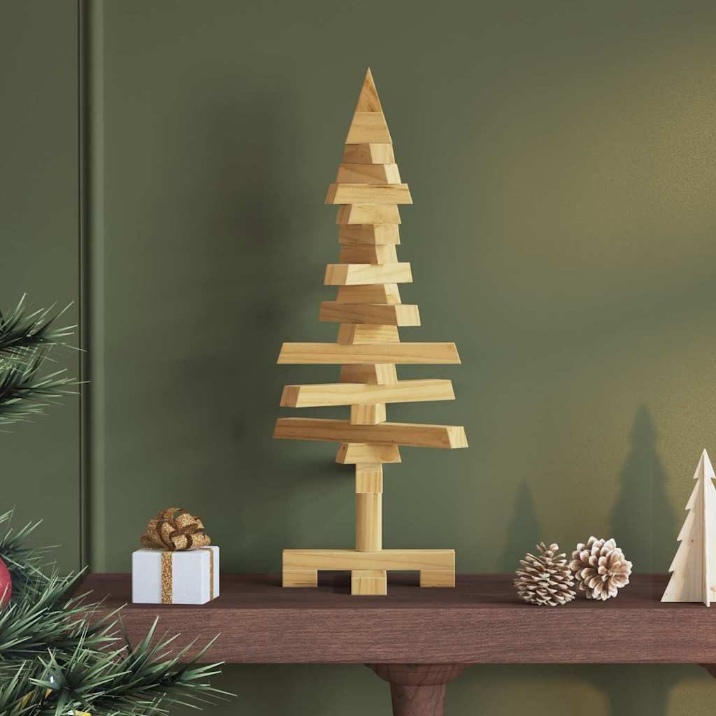 vidaXL Künstlicher Weihnachtsbaum Holz Weihnachtsbaum KOTKA Massives Kiefernholz
