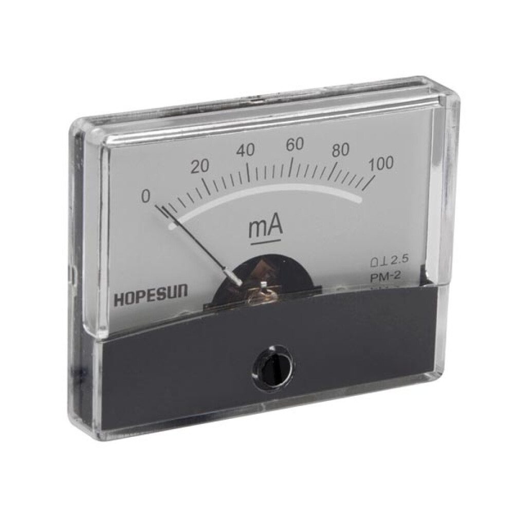Strommessgerät Drehspulpanelmeter zum Einbau in elektronische Instrumente, Schalttafe