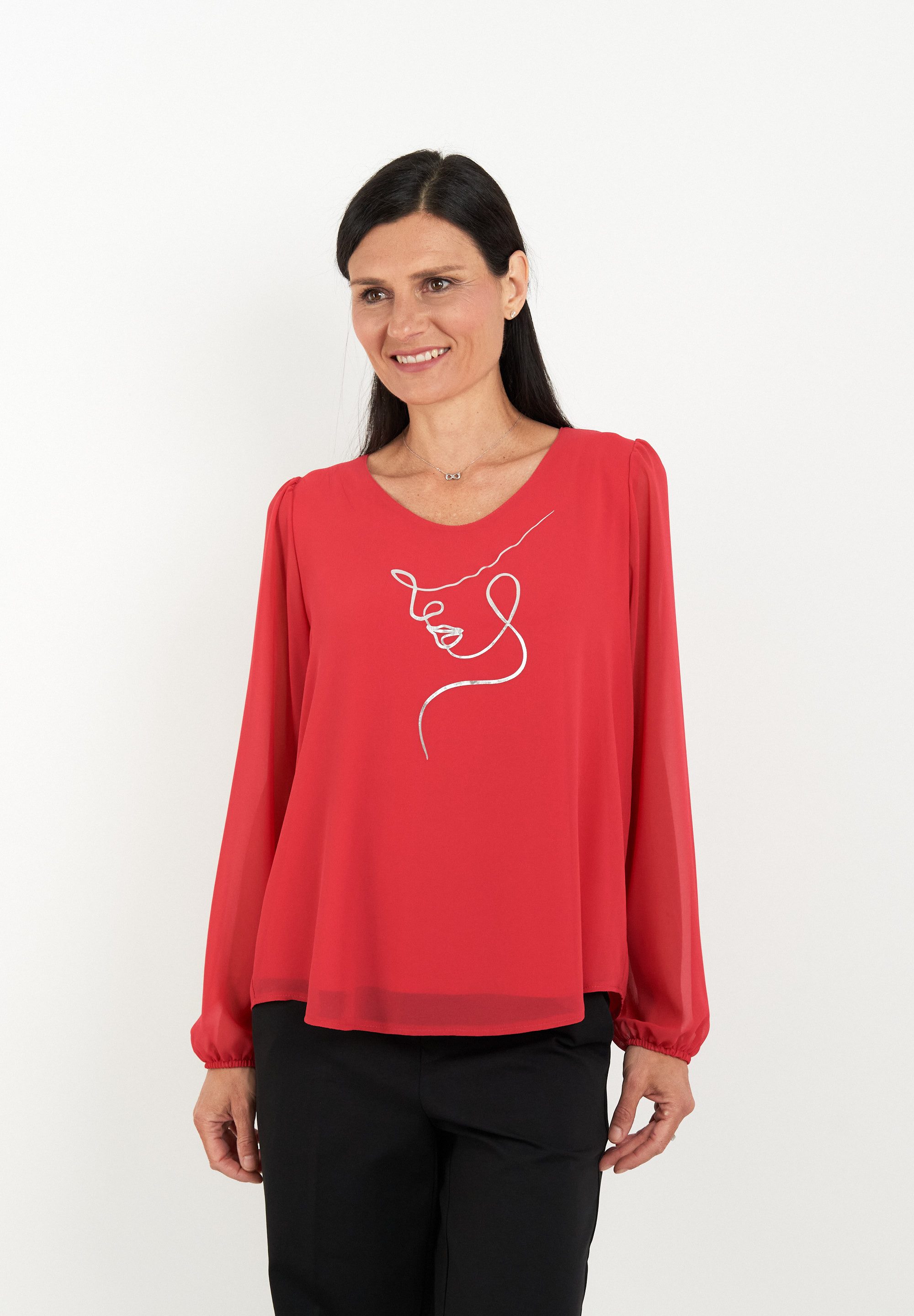 Seidel Moden Langarmbluse im modischen Lagenlook, MADE IN GERMANY günstig online kaufen