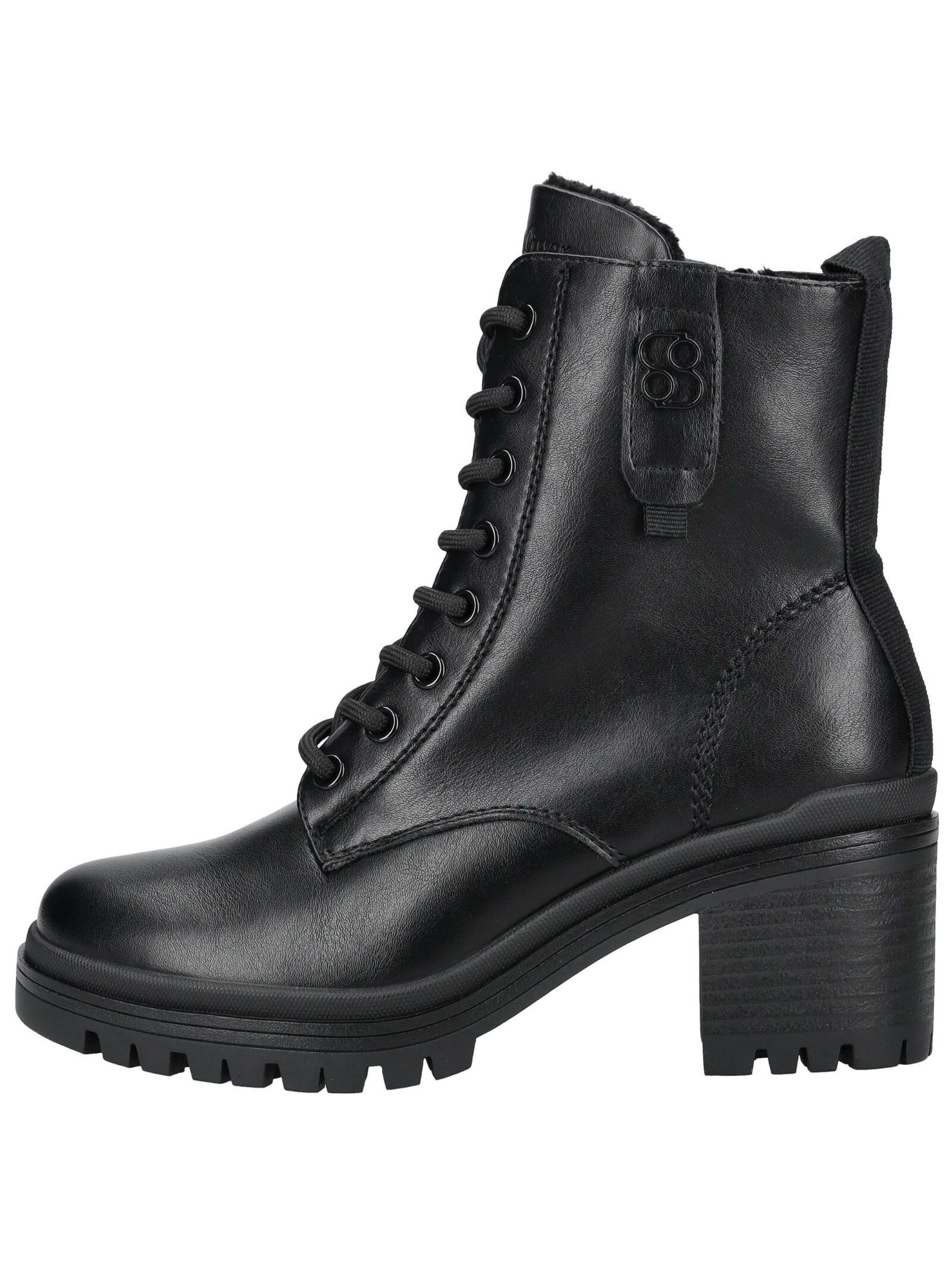 s.Oliver Stiefelette Lederimitat High-Heel-Stiefelette günstig online kaufen