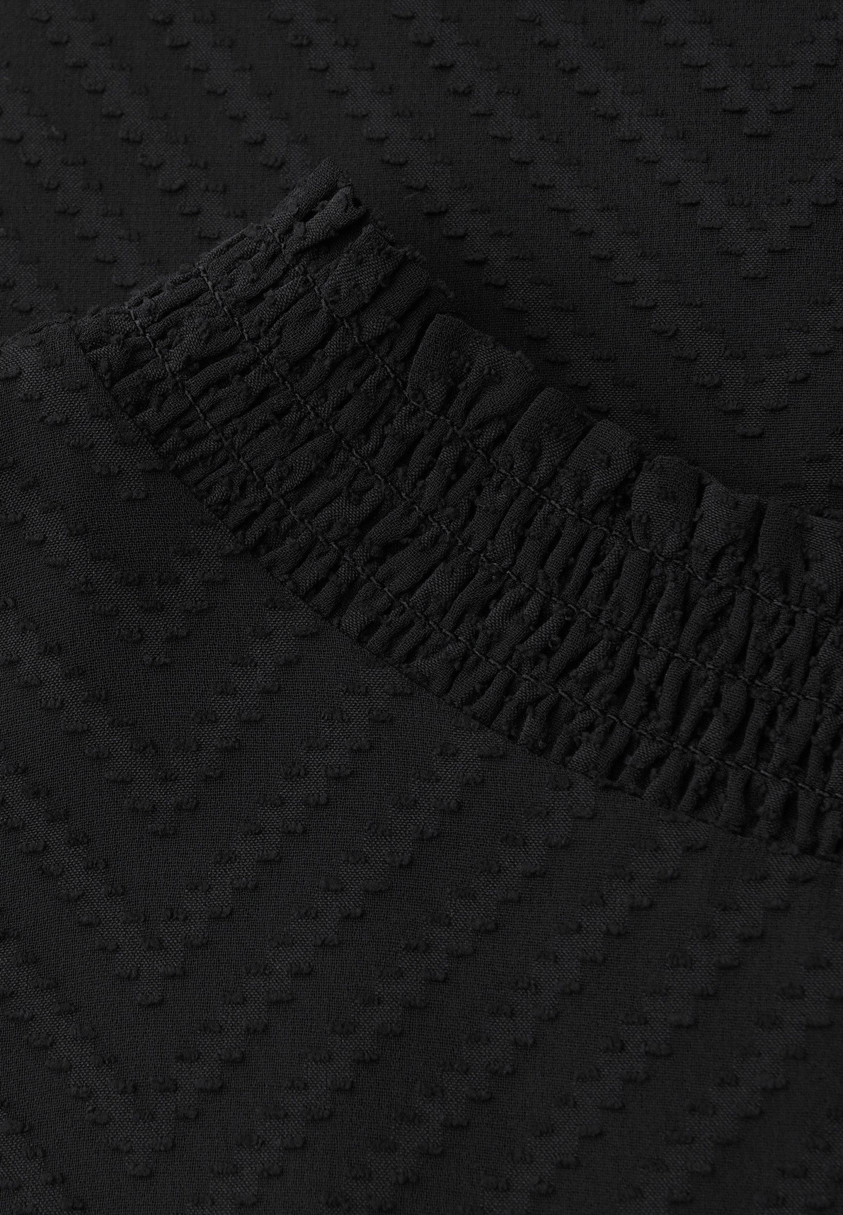 STREET ONE Langarmbluse Dobby chiffon blouse w smok de günstig online kaufen