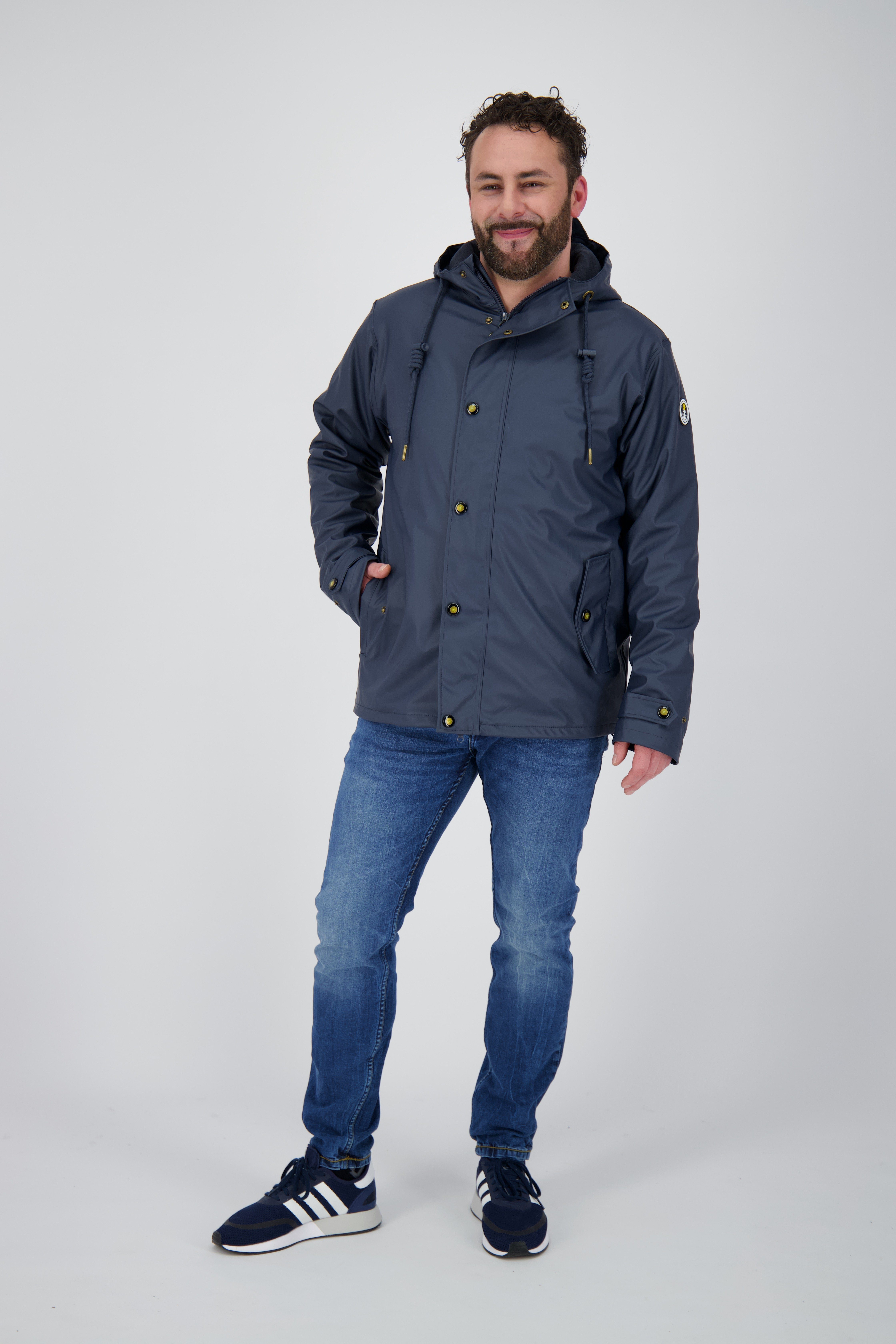 DEPROC Active Regenjacke Friesennerz HOMESTAR Größen Großen Kapuze, auch in MEN PEAK mit Nähten mit verschweißten erhältlich, navy