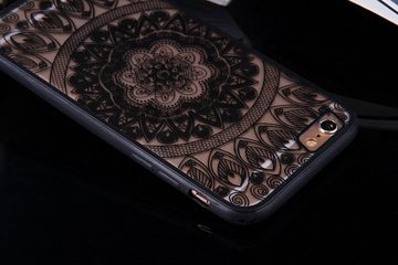 König Design Handyhülle Samsung Galaxy S6 Edge, Samsung Galaxy S6 Edge Handyhülle Backcover Schwarz