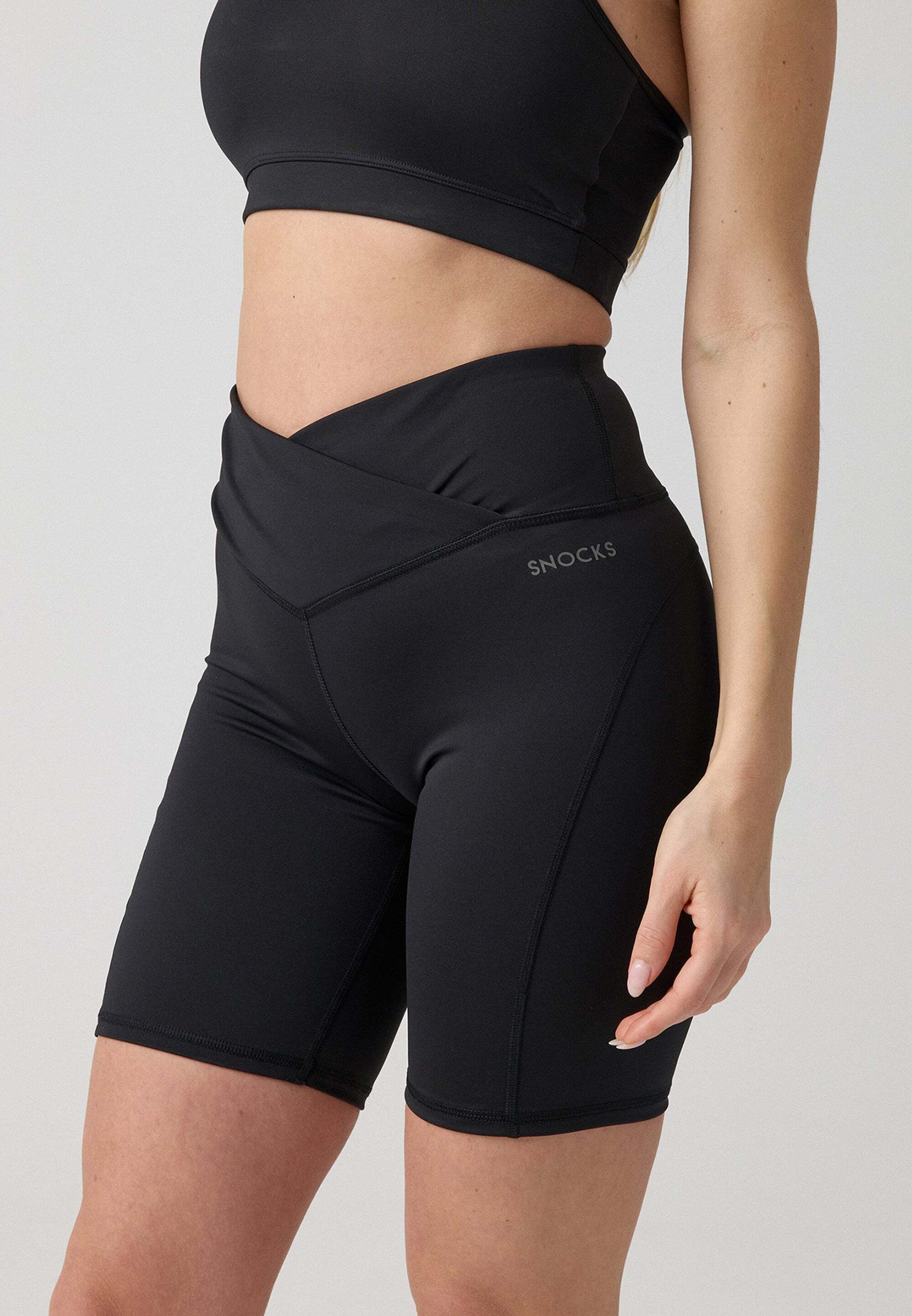 SNOCKS Sporthose Radlerhose Damen V Cross (1-tlg) ohne kratzenden Zettel, s günstig online kaufen