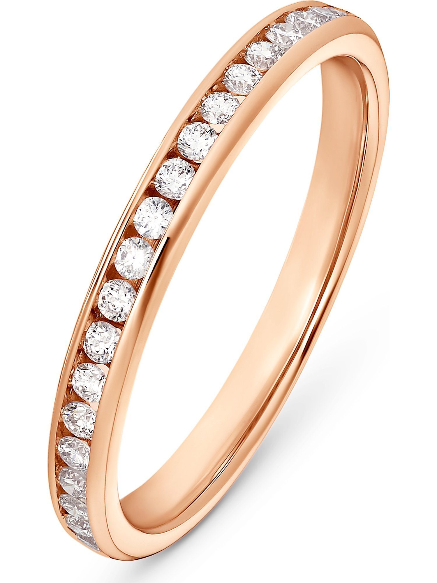 Diamantring CHRIST Damen-Damenring 20 Diamant