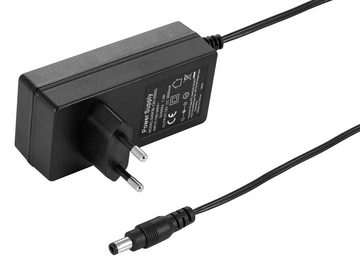 Poppstar Steckernetzteil AC DC 12V 3A (5,5/2,5mm Stecker) Stromadapter Universal-Netzteil (Adapter für externe Festplatten-Gehäuse, Dockingstation uvm., 150cm)