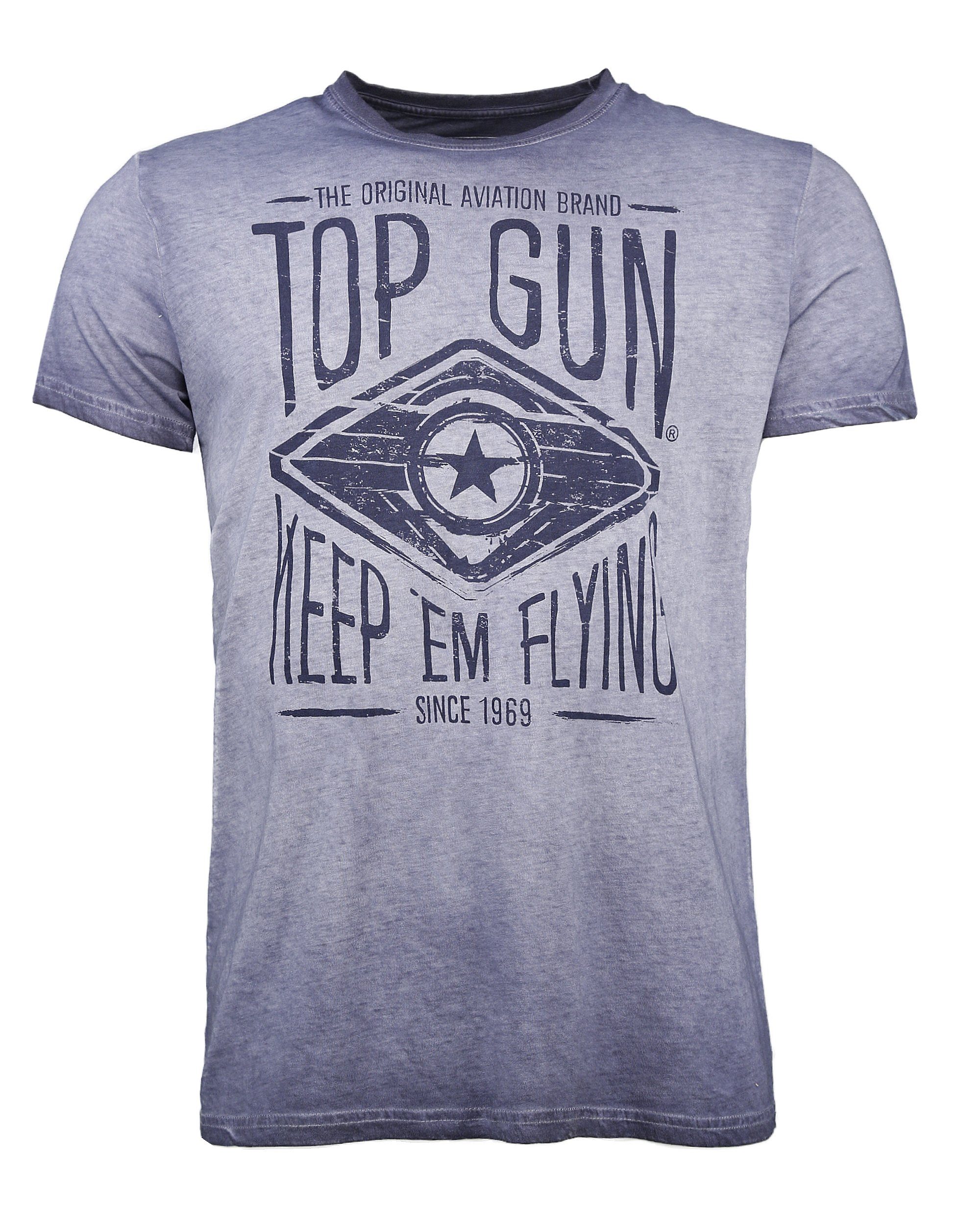 TOP GUN T-Shirt Growl TG20191042 navy