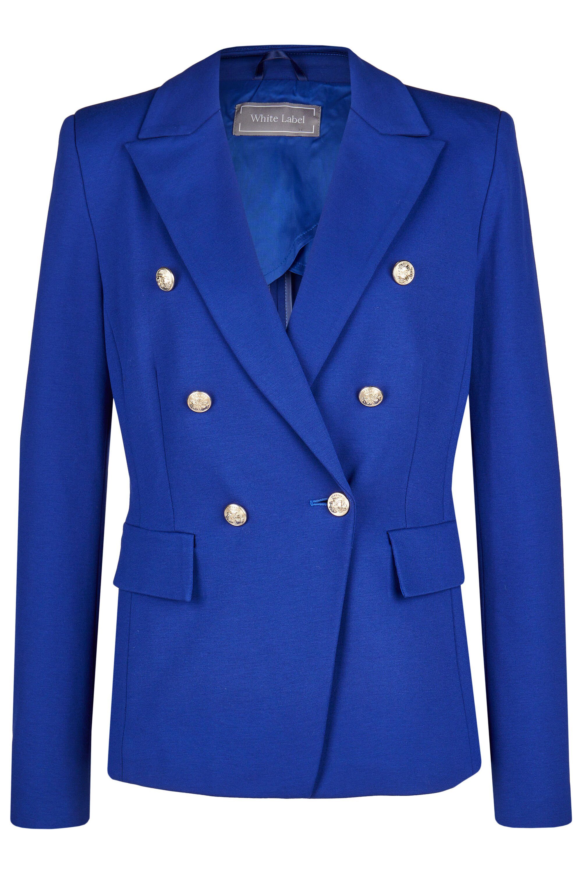 White Label Jerseyblazer mit Pattentaschen günstig online kaufen