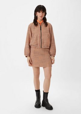 comma casual identity Blusenblazer Blouson-Jacke aus Bouclé