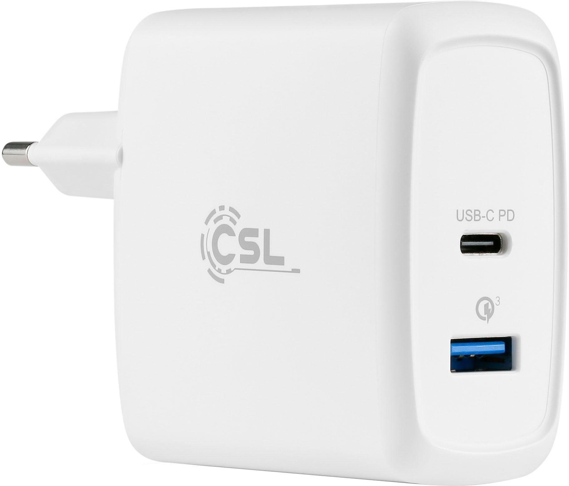 CSL 60 Watt 1x USB Type-C, 1x USB Type-A Schnelllade-Gerät