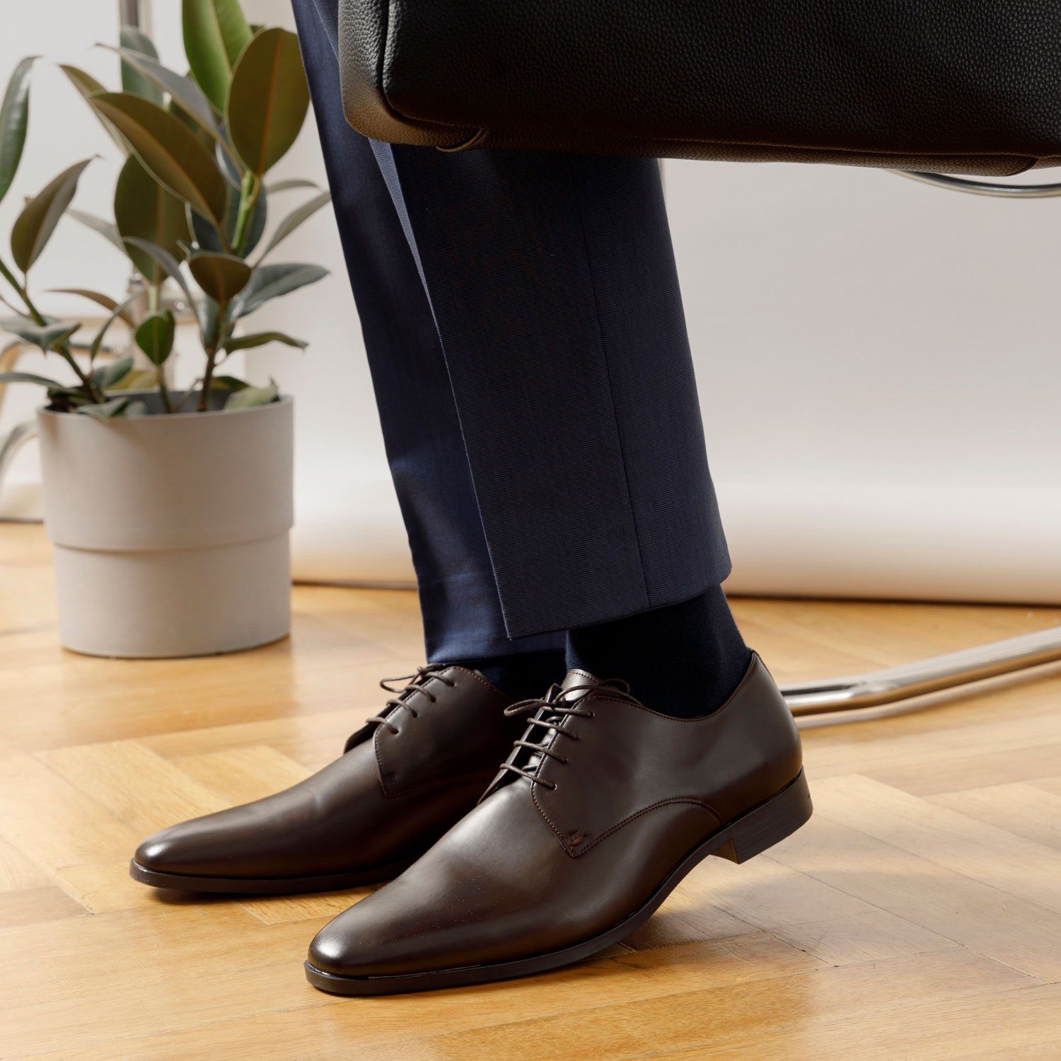 SNOCKS Businesssocken Business Socken (4-Paar) aus Bio-Baumwolle, für jeden Anzug geeignet – Bild 3 von 5