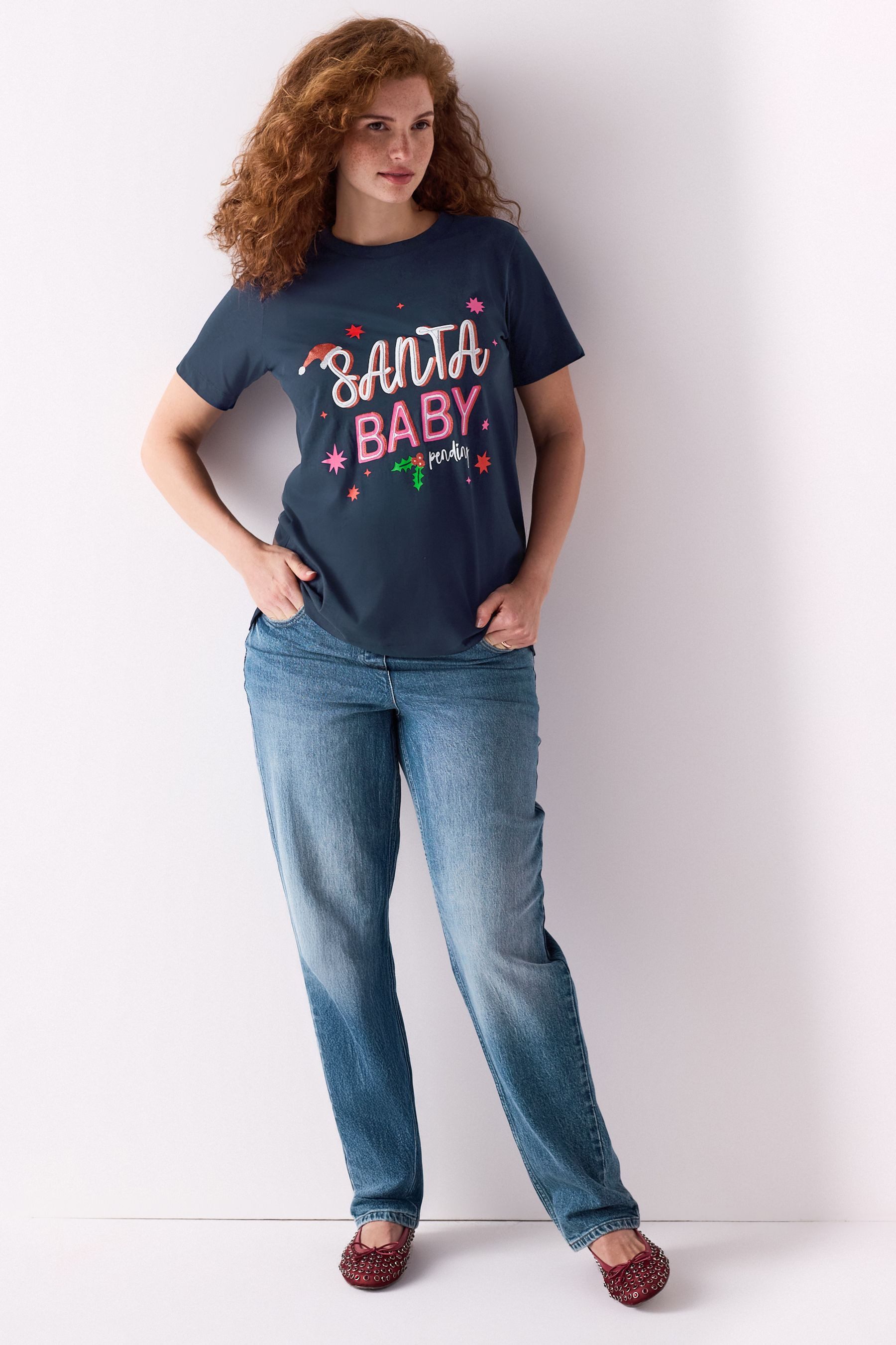 Next T-Shirt T-Shirt mit Grafik, Umstandsmode (1-tlg)