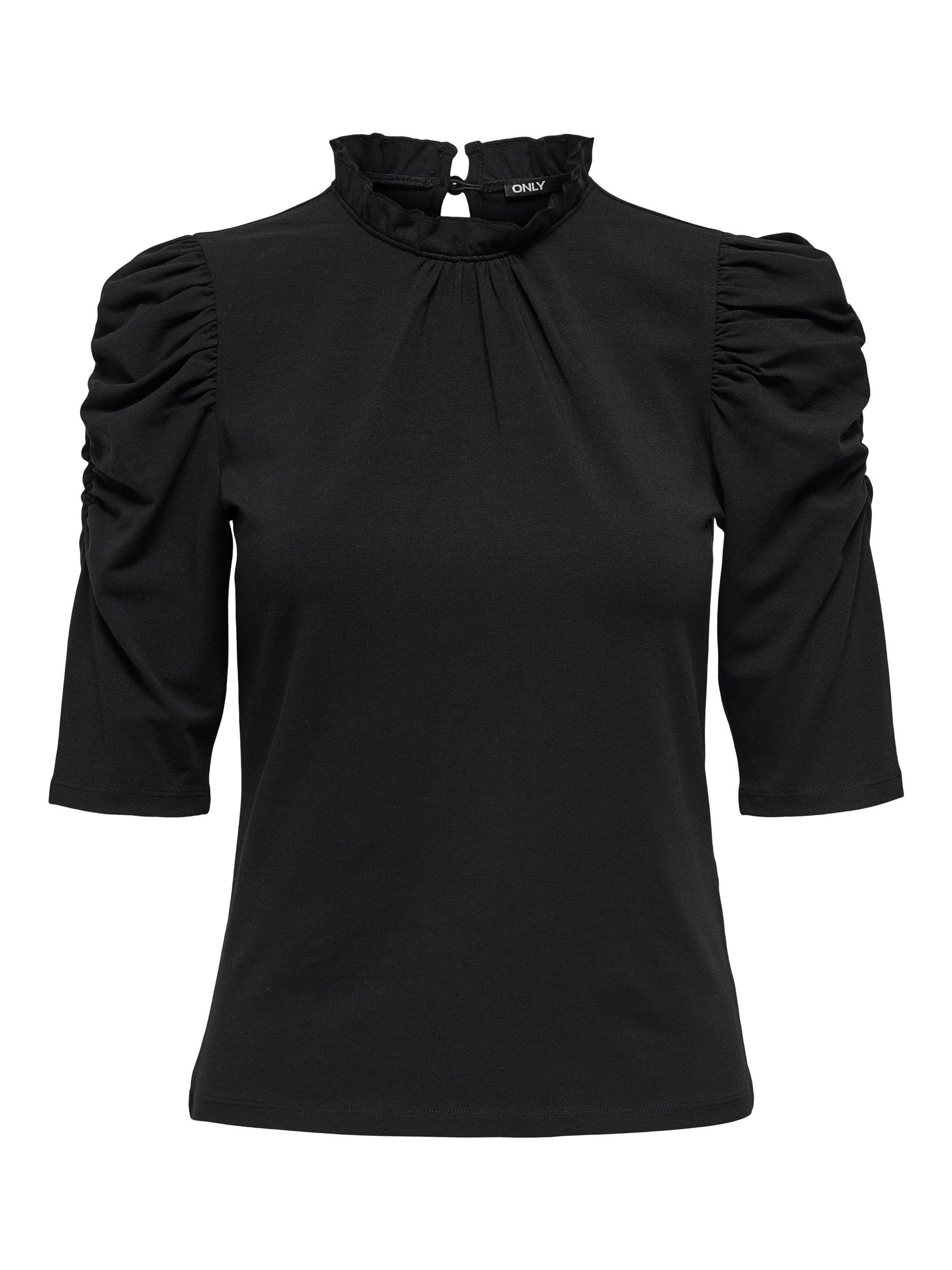 ONLY Stehkragenshirt ONLLIVE LOVE SCARLETT TOP JRS 2/4