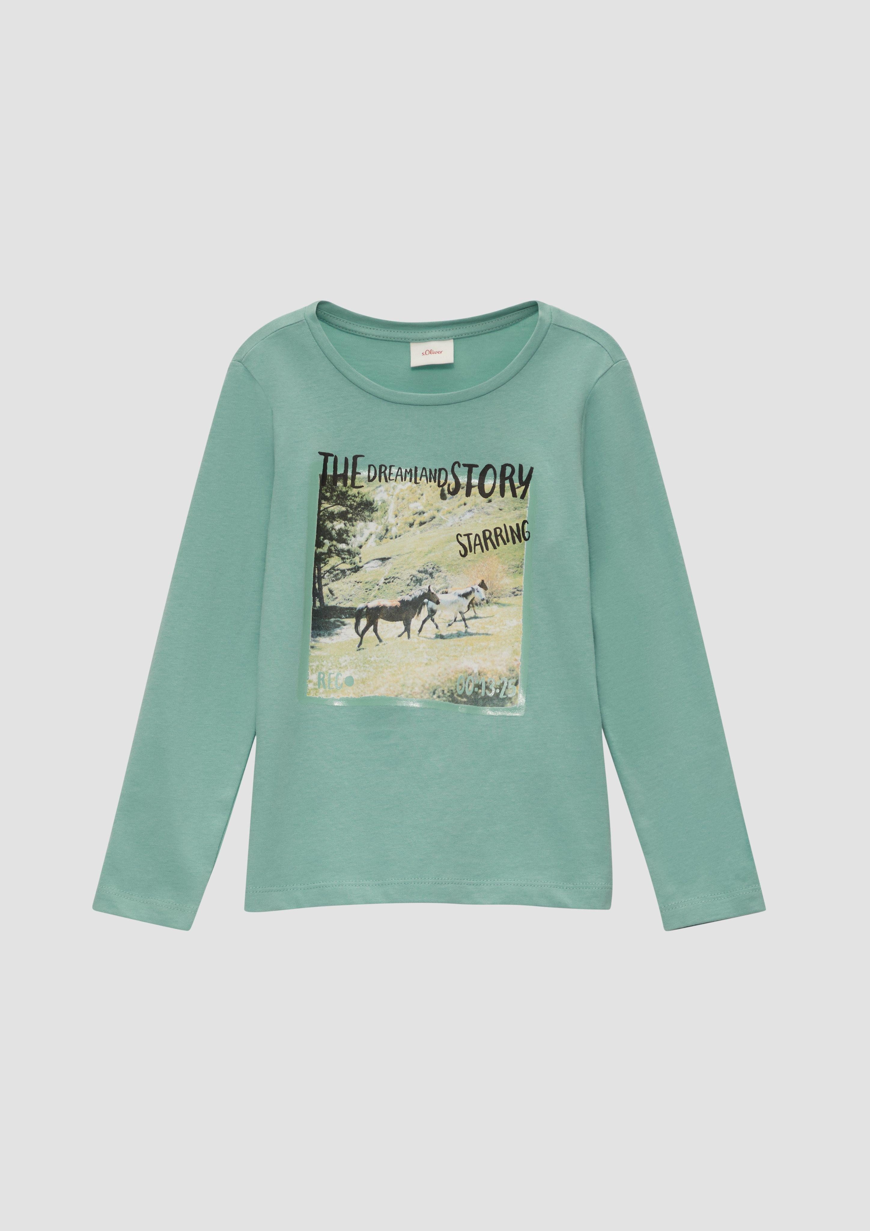 Langarmshirt Langarmshirt mit Fotoprint