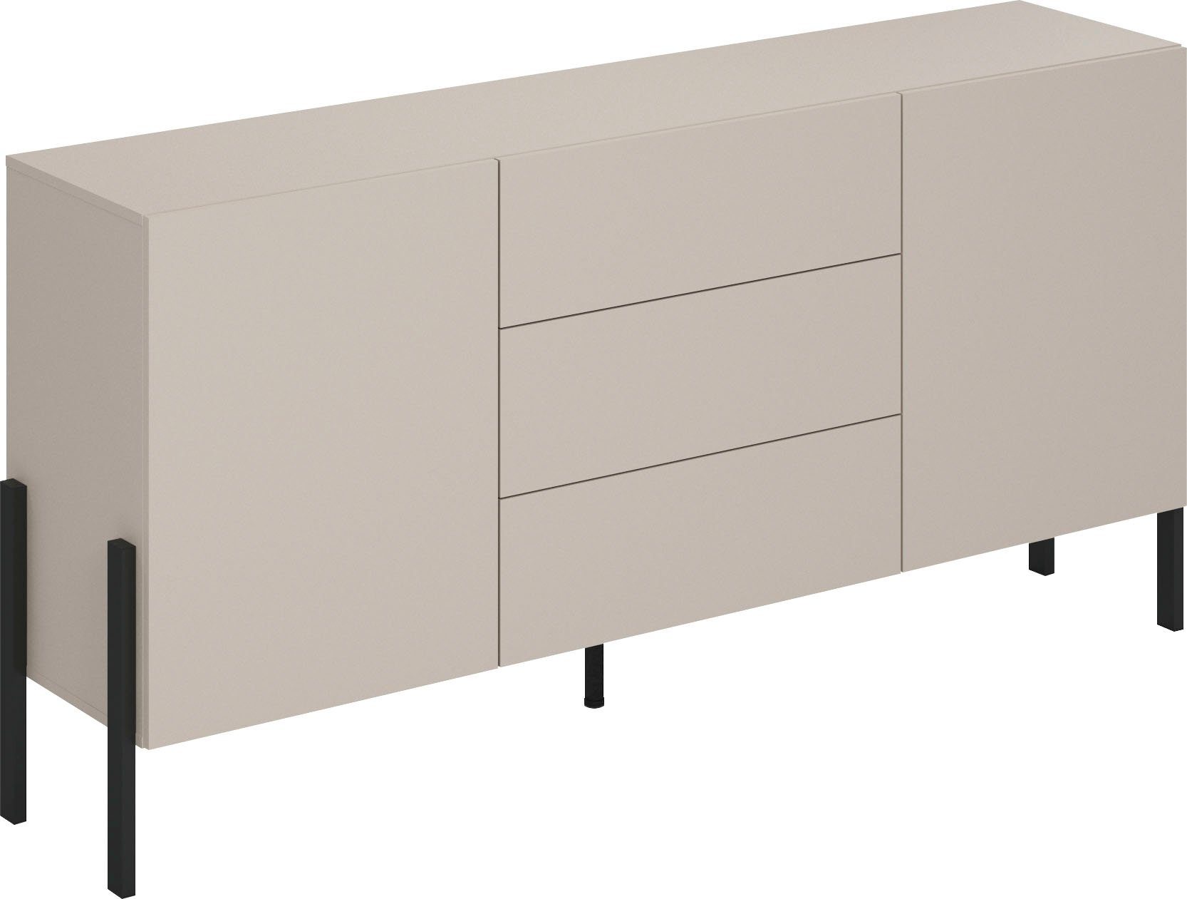 INOSIGN Sideboard Jukon, Breite 150 bzw.180 cm, moderne grifflose Kommode, günstig online kaufen