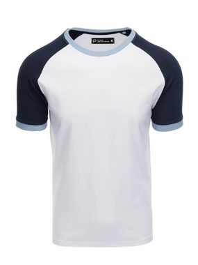 OMBRE T-Shirt T-Shirt für Herren aus Baumwolle mit Reglan