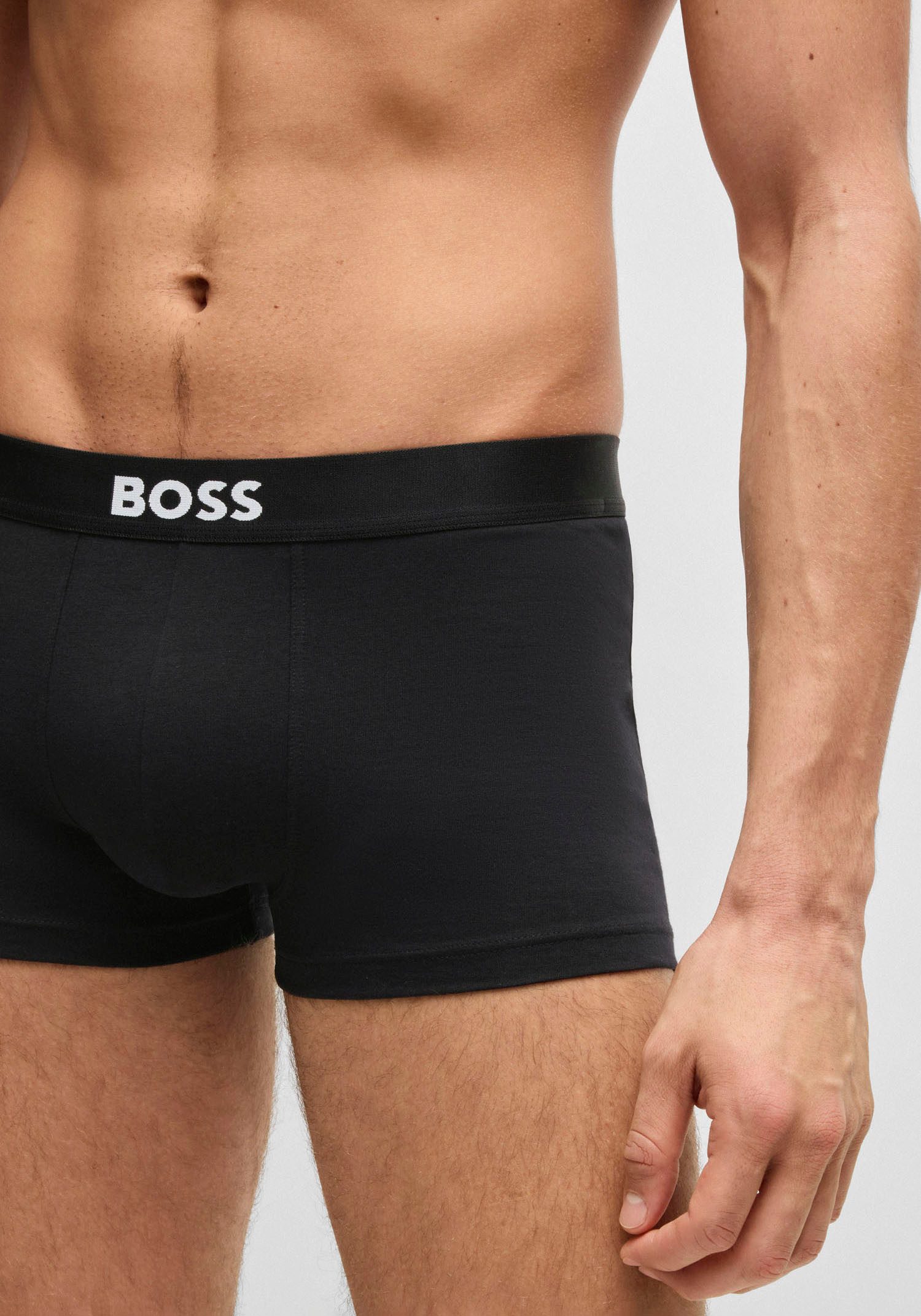 BOSS Trunk 3P Trunk BOSS ONE mit unifarbenen Bund
