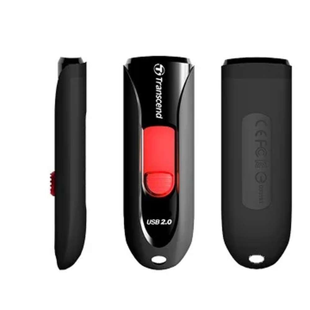 Transcend Transcend JetFlash 590 16GB USB-Stick USB Typ-A 2.0 Schwarz USB-Stick