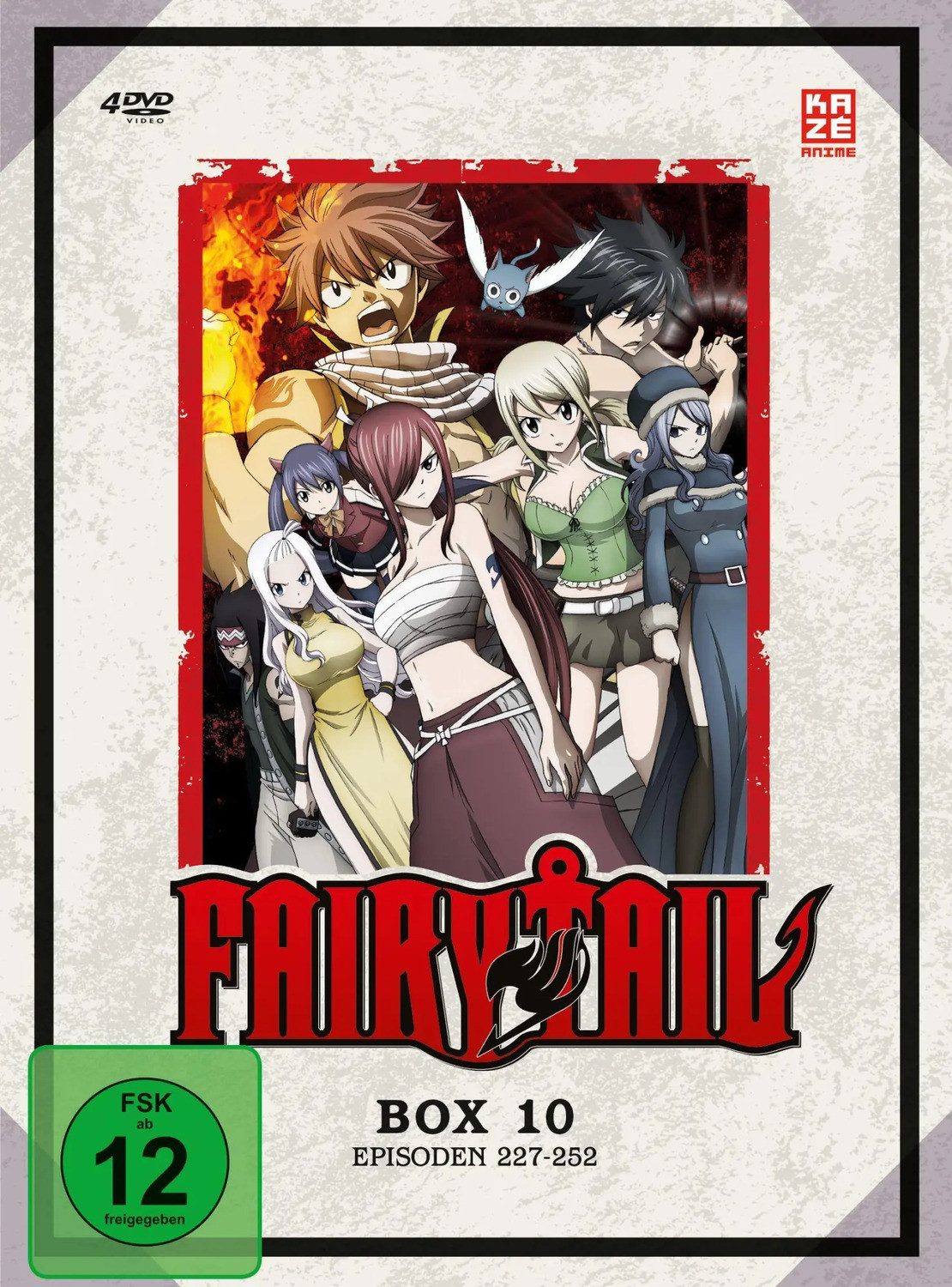 DVD Fairy Tail - TV-Serie - Box 10 (Episoden 227-252) (4 DVDs)
