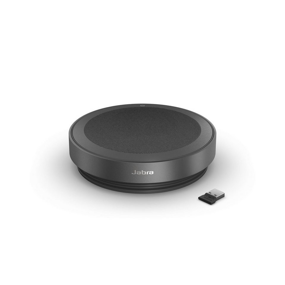 Jabra SPEAK2 75 MS Bluetooth-Lautsprecher (Bluetooth, USB- & Bluetooth- Konferenzlösung), Freisprechlösung mit 50 mm großem Breitbandlautsprecher  und Breitband-Audio
