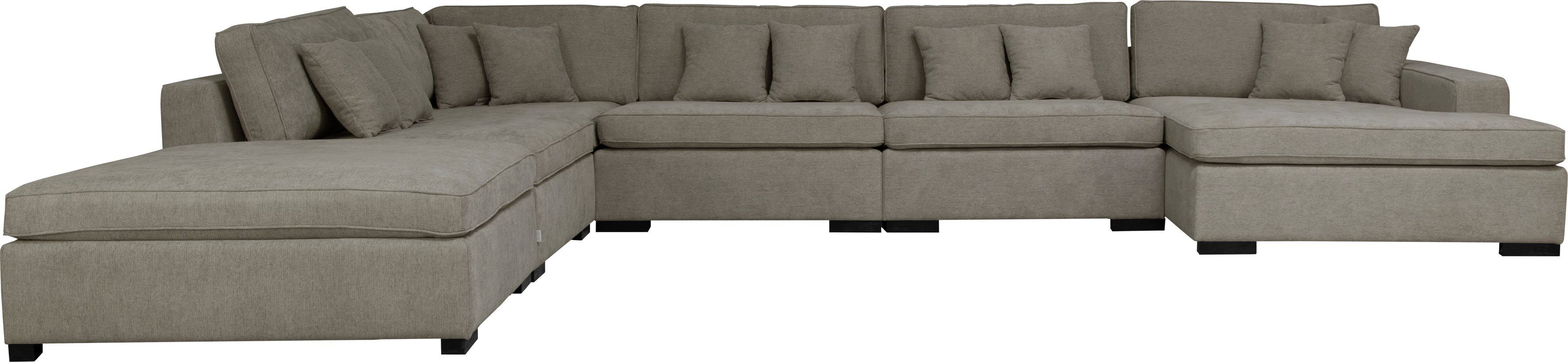 Home affaire Wohnlandschaft Skara U-Form, Lounge-Sofa günstig online kaufen