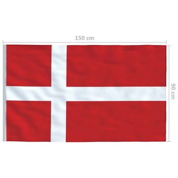 vidaXL Flagge Flagge Dänemarks 90 x 150 cm