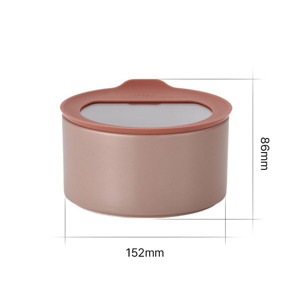 Keramik Silikon, One FIKA Rosé Vorratsdose (1-tlg) NEOFLAM® Vorratsdose Pink, Keramik, - 1000ml