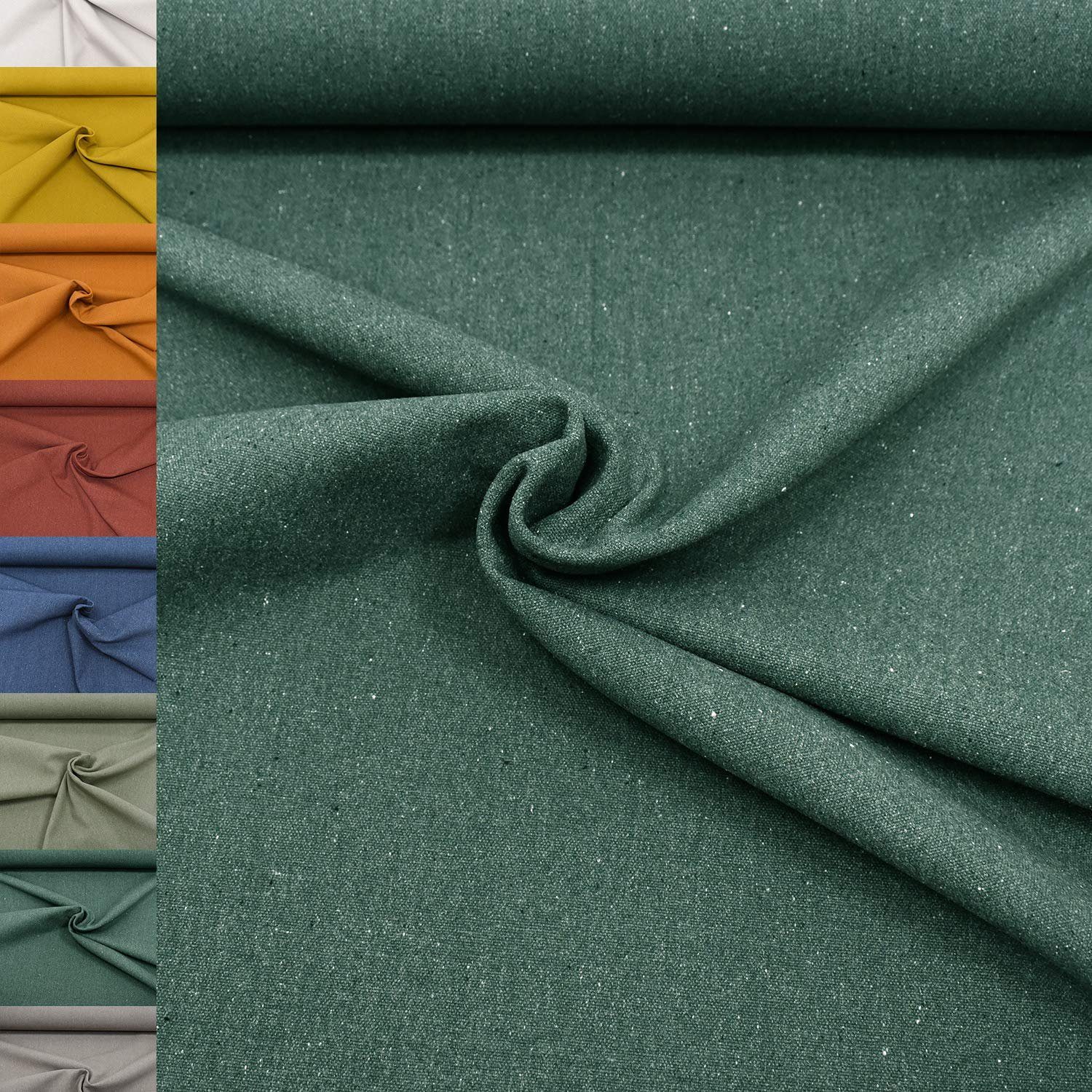 MAGAM-Stoffe Stoff "Paris", Canvas Stoff fest grobe Struktur Kleidung Polsterstoff Meterware 50cm