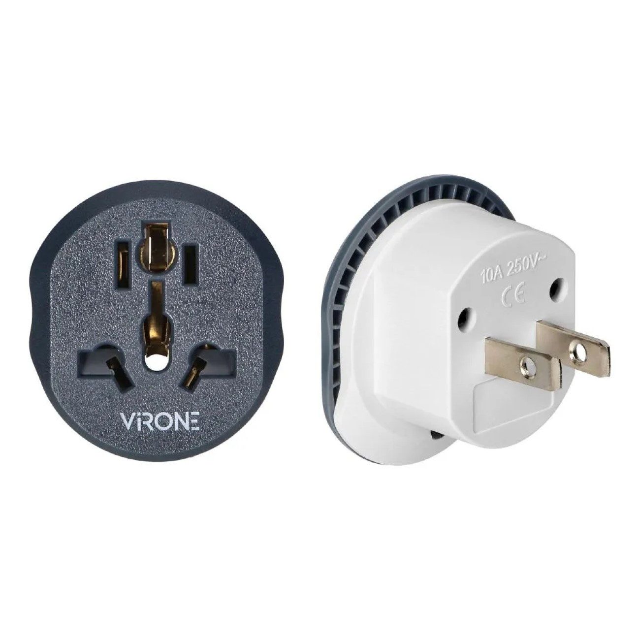 Virone Universaladapter Reiseadapter - USA, 250V, 10A Reiseadapter