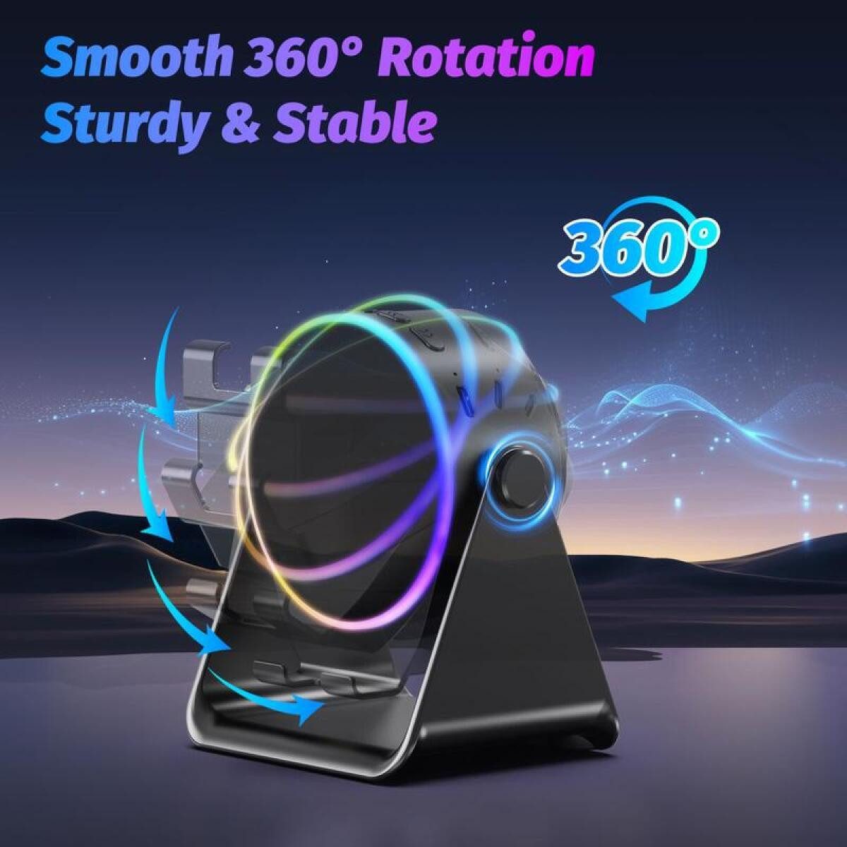 FELIXLEO 4in1 Bluetooth-Lautsprecher mit kabelloser Induktionsfunktion Lautsprecher – Bild 5 von 5
