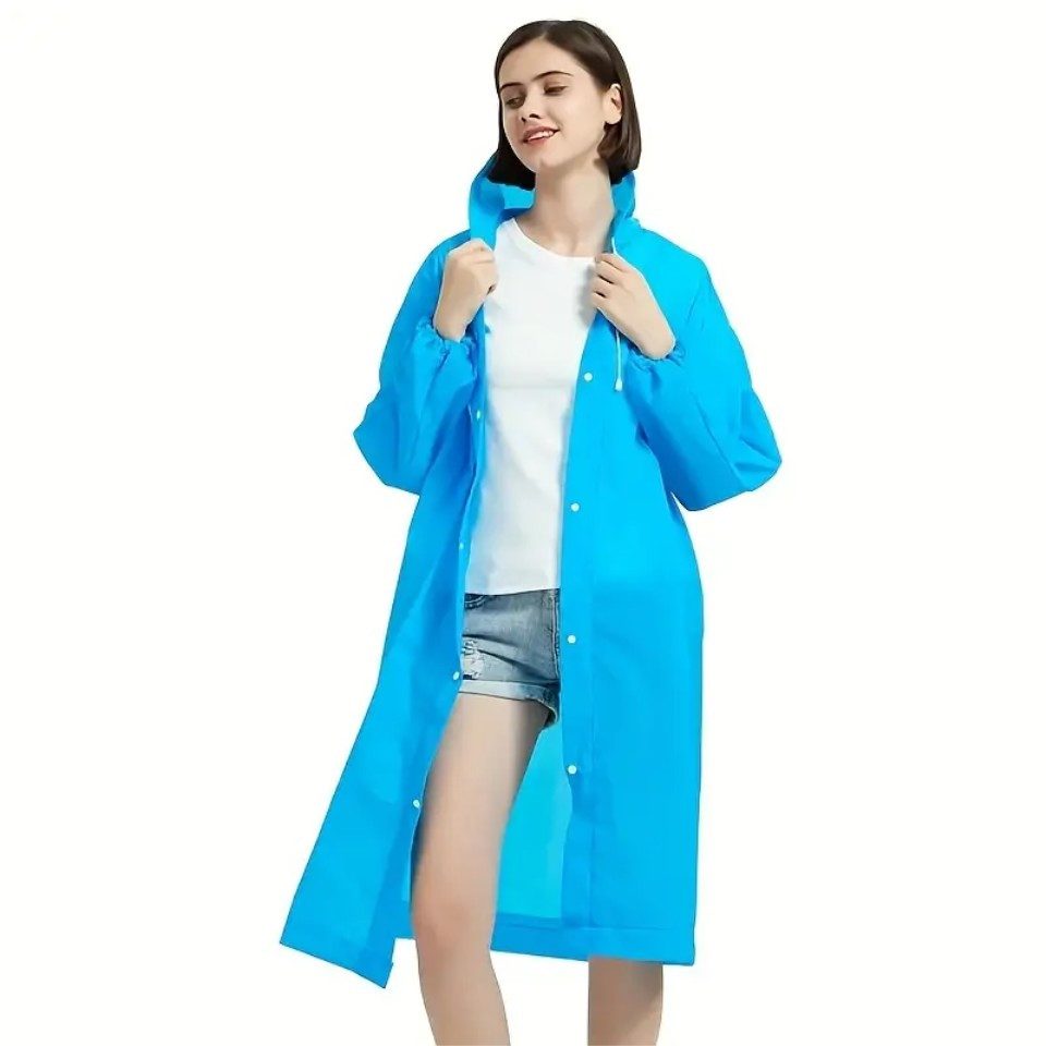 Venicce Love Regenponcho wasserdichter Regenmantel mit Kapuze für Damen, Herren, Jugendliche Wasserabweisend, Wetterfest, Langlebig