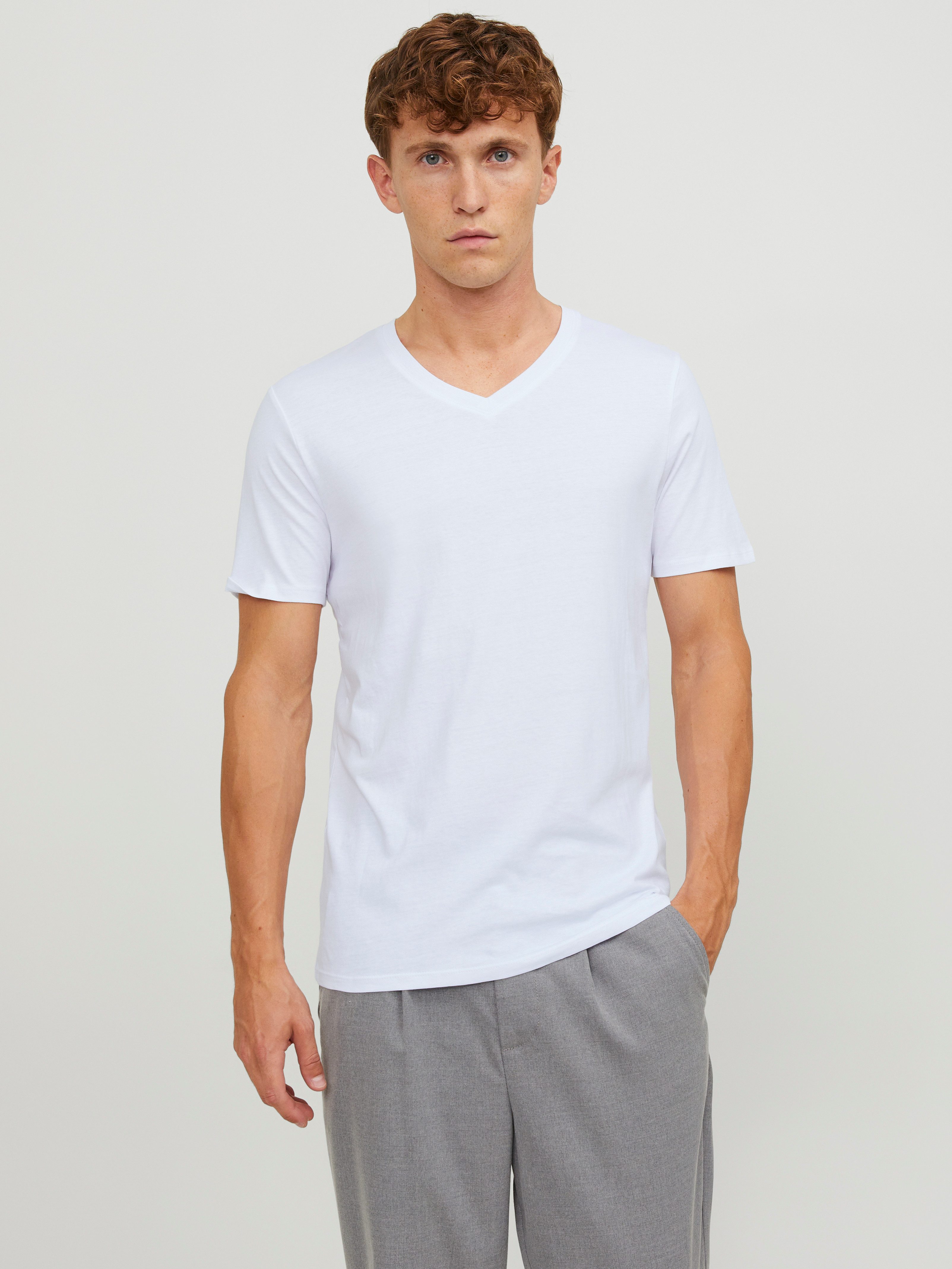 Jack & Jones T-Shirt V-Neck (2er-Pack)