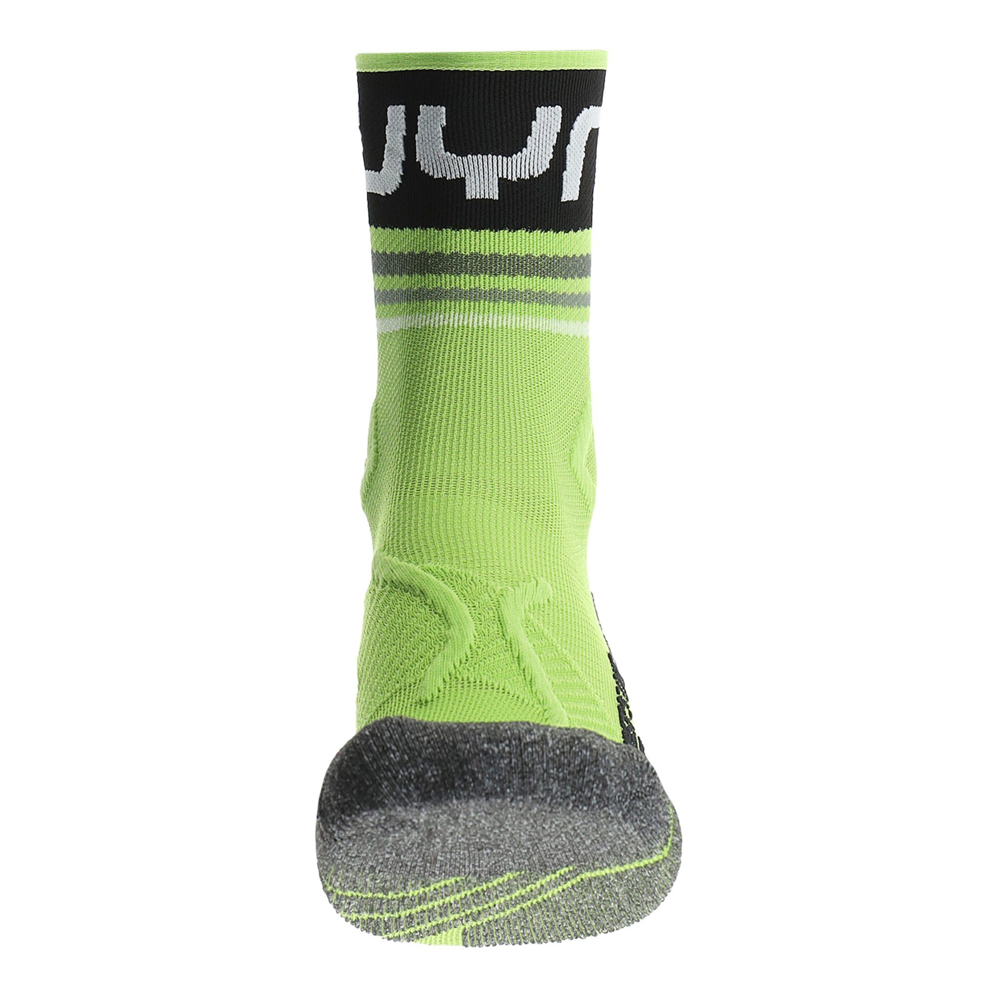 UYN M Short Socks Black Herren - One Lime Uyn Runners Thermosocken