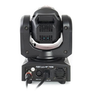 PURElight LED Scheinwerfer, LED Moving Head Spot, DMX-Kompatibel, DJ Beleuchtung