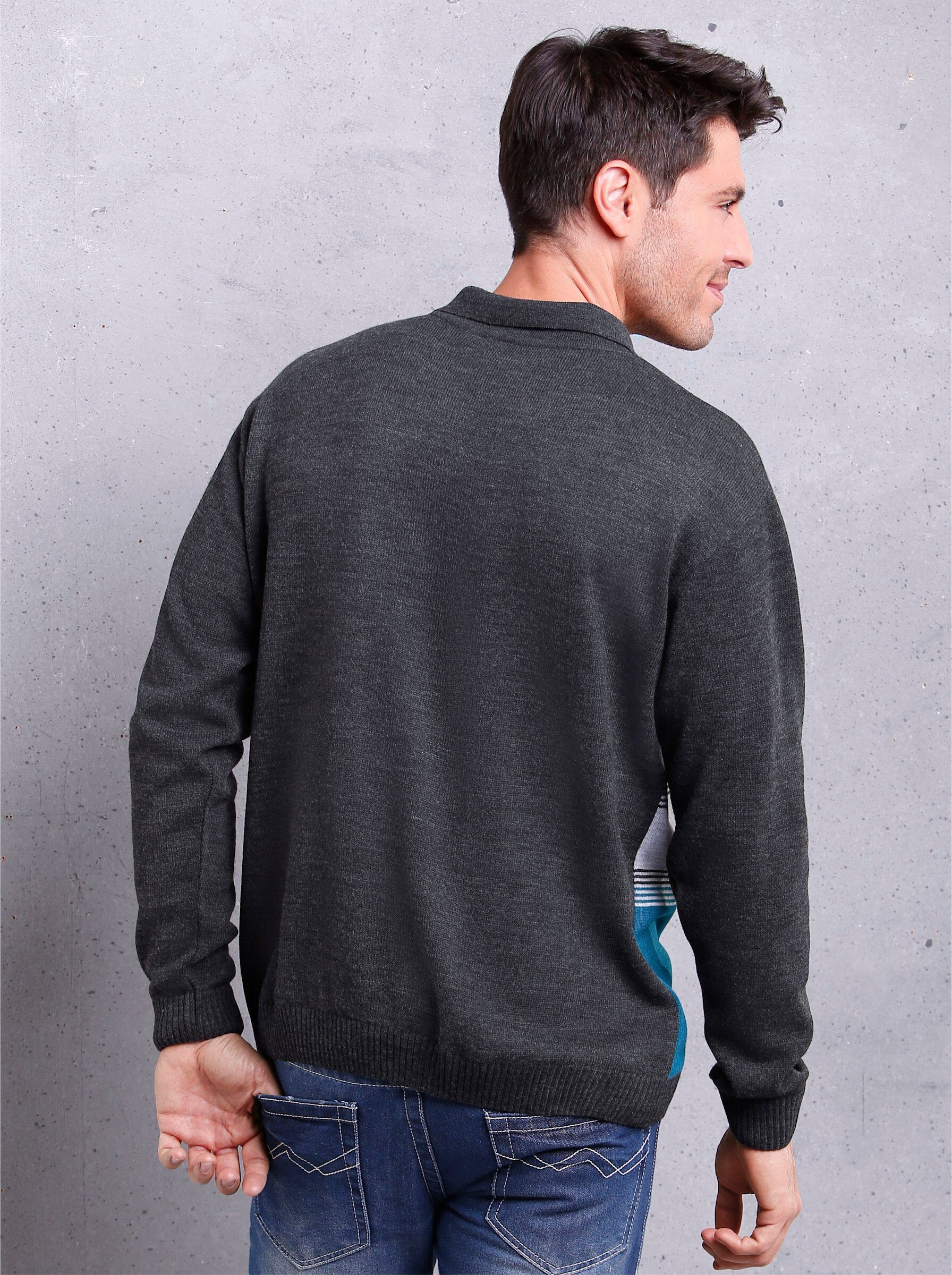 Sieh an! Strickpullover Pullover Langarm günstig online kaufen