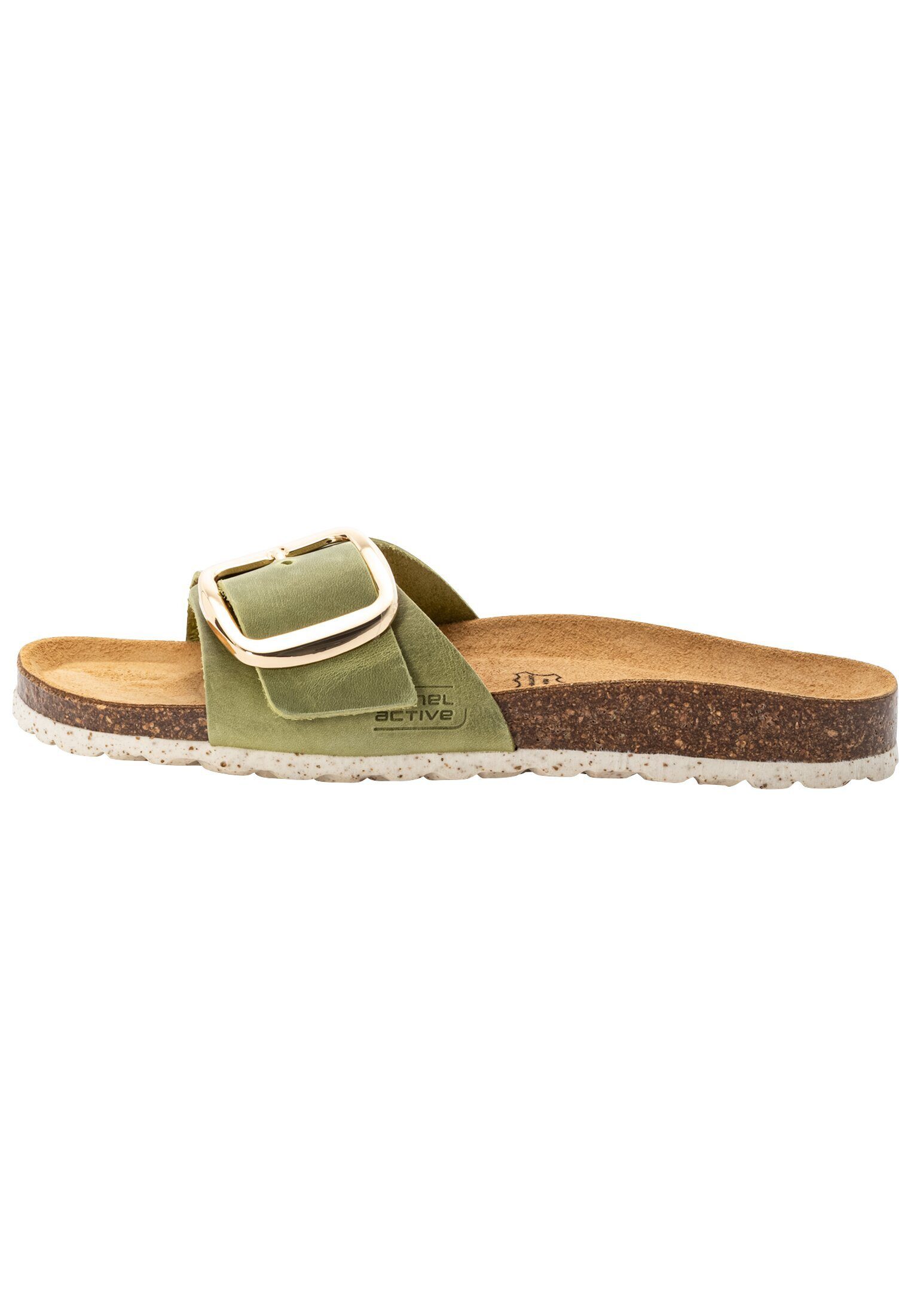 camel active aus hochwertigem Leder Riemchensandale