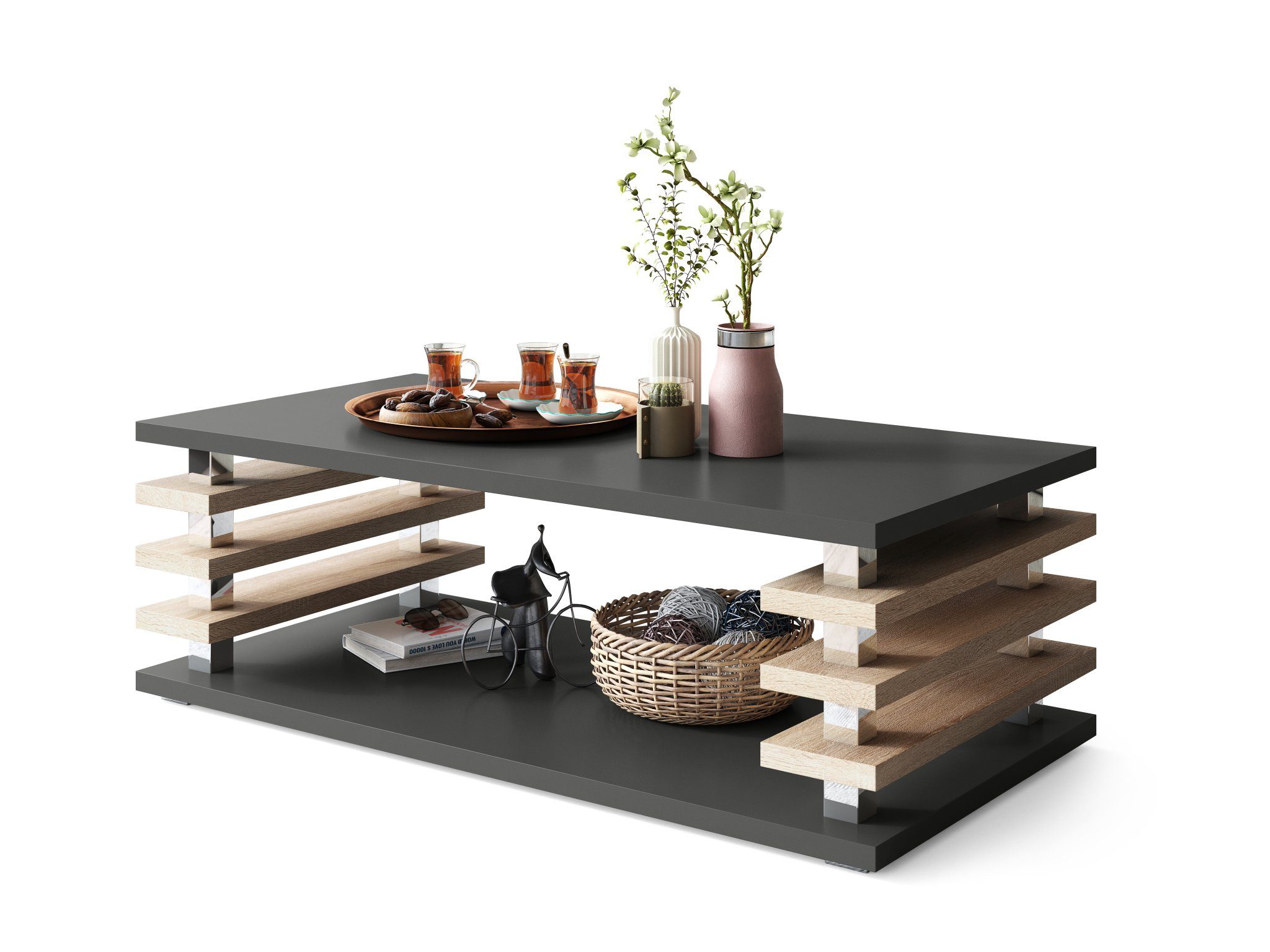 designimpex Couchtisch DC-3 Design Wohnzimmertisch Tisch günstig online kaufen