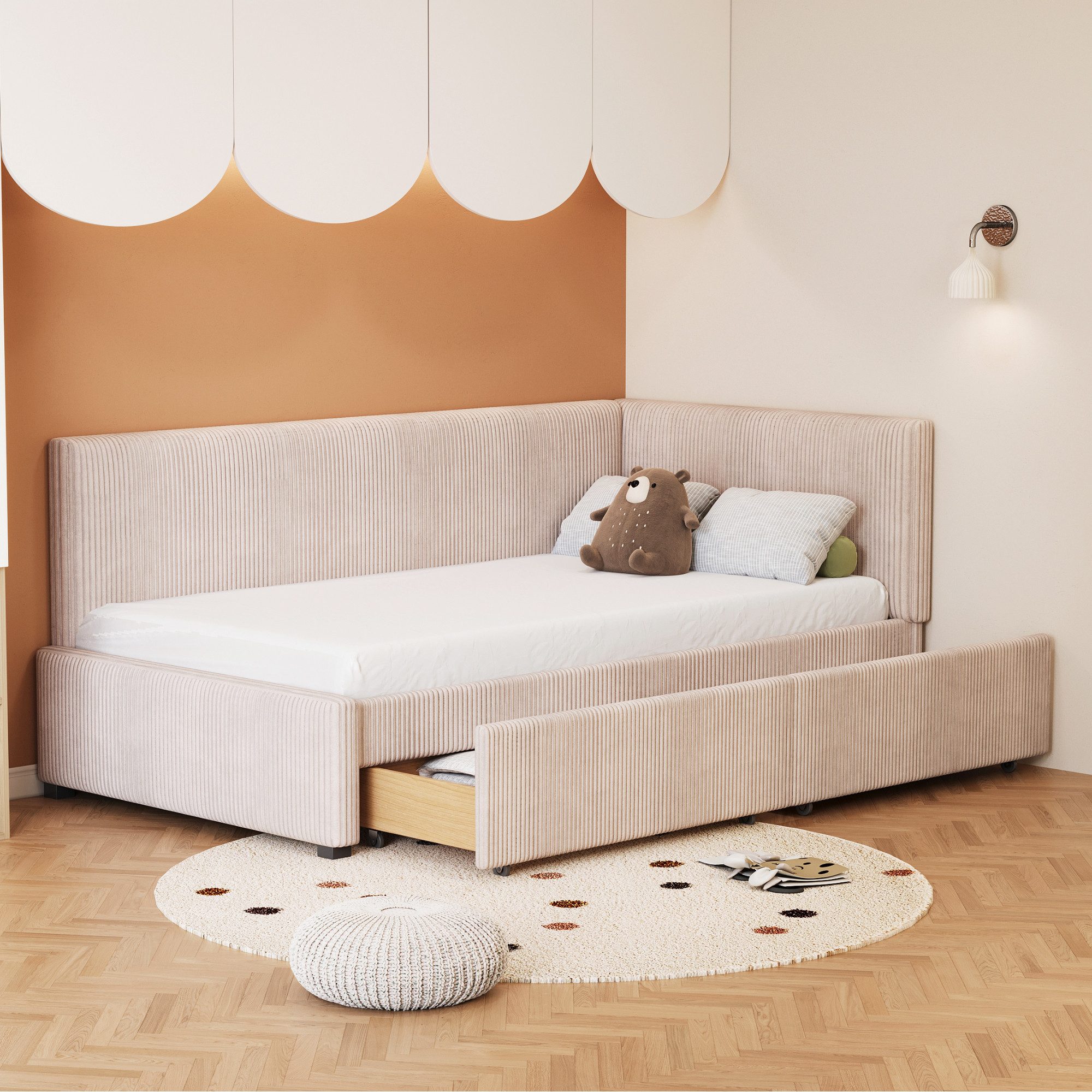 HAUSS SPOLE Schlafsofa 90x200 mit 2 günstig online kaufen
