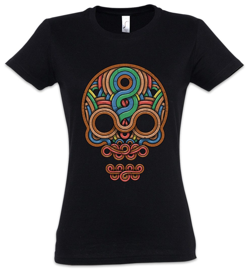 Urban Backwoods Print-Shirt Inca Skull Damen günstig online kaufen