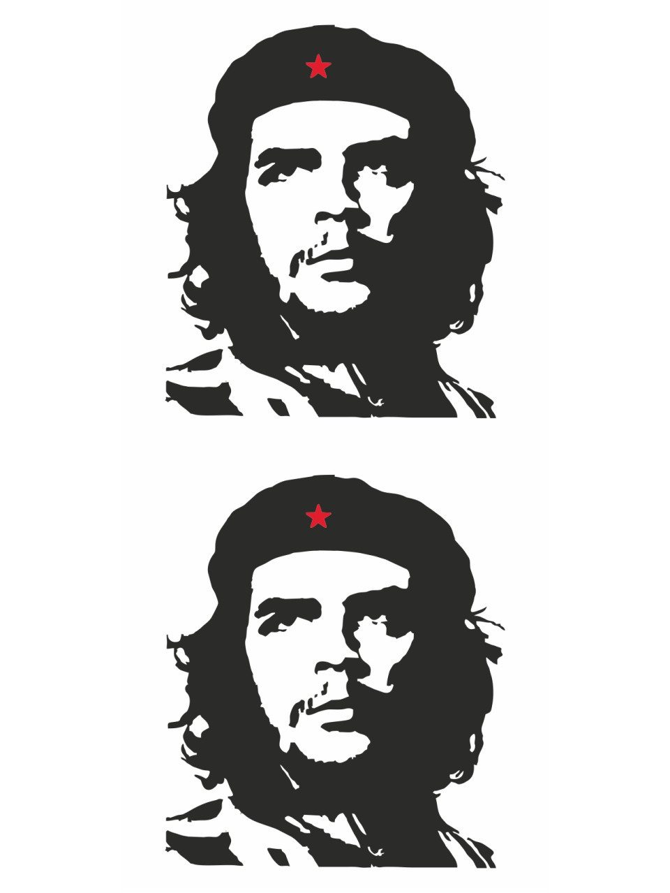 Hermann Schütz Aufkleber Hermann Schütz Aufkleber Che Guevara Kontur