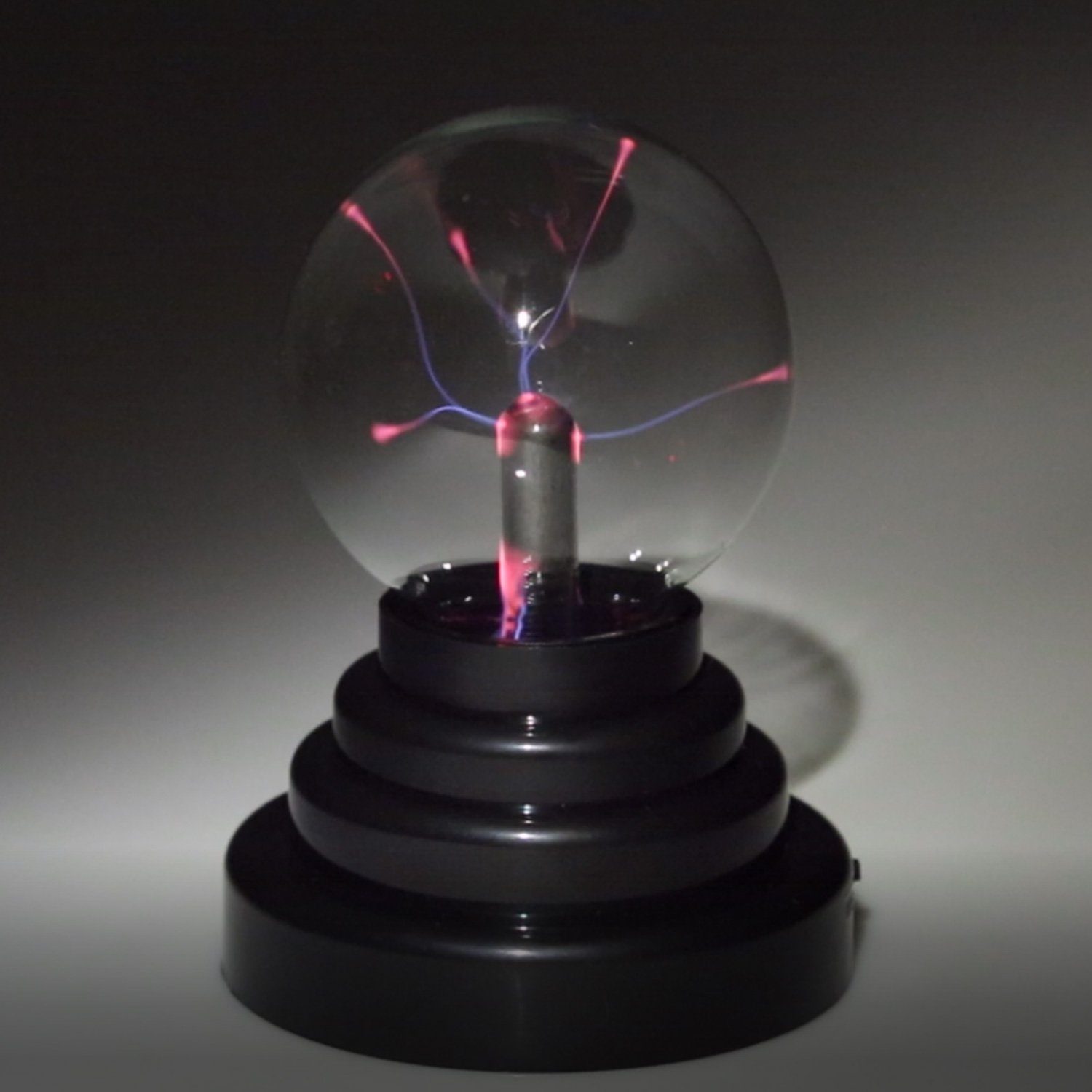 Kugel Blitz-Show Plasmaball LED Plasma Mini SATISFIRE Retro magische Dekolicht Lichteffekt