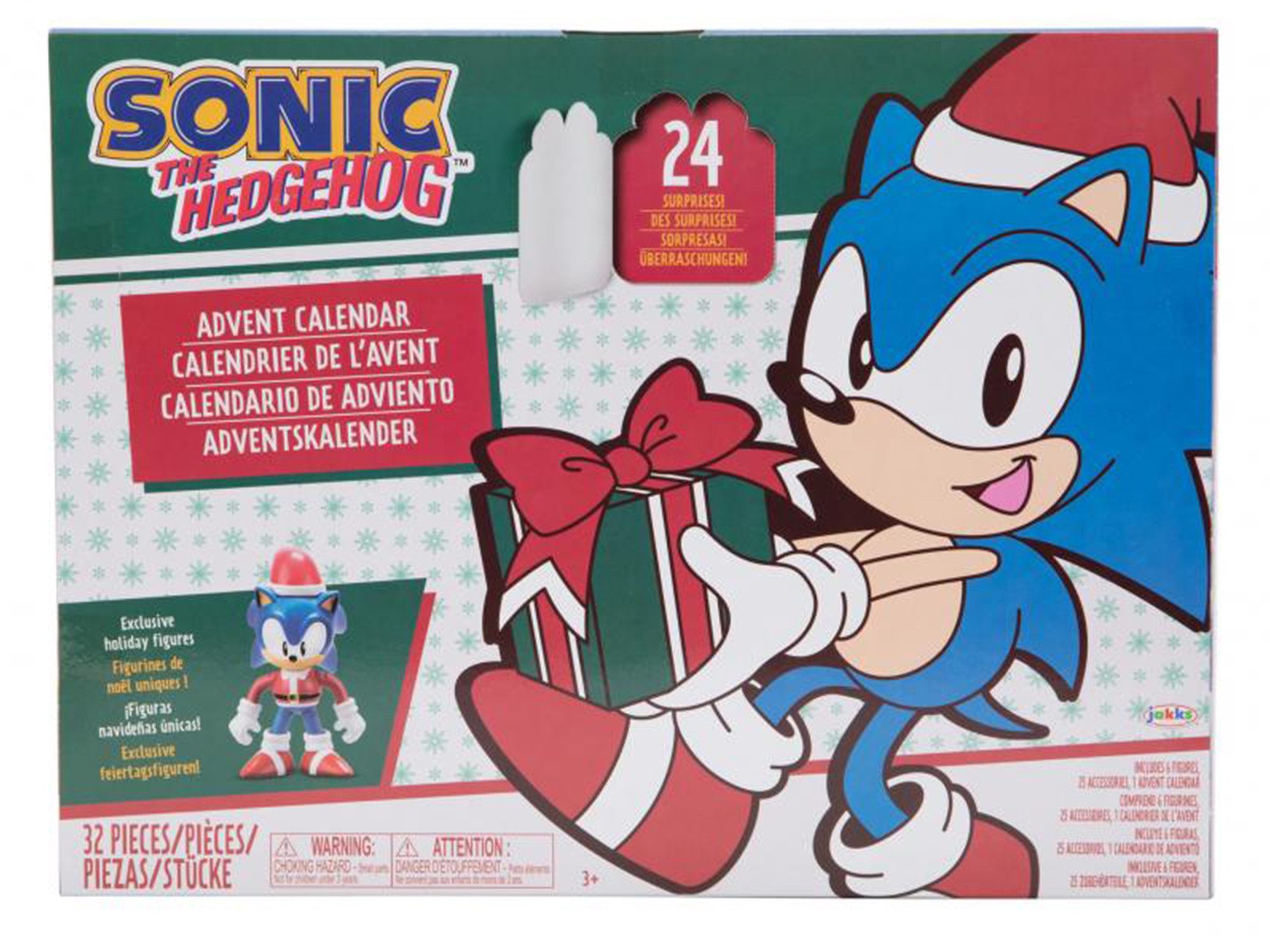 Sonic Spielzeug-Adventskalender Sonic the Hedgehog Adventskalender 6 Figure günstig online kaufen