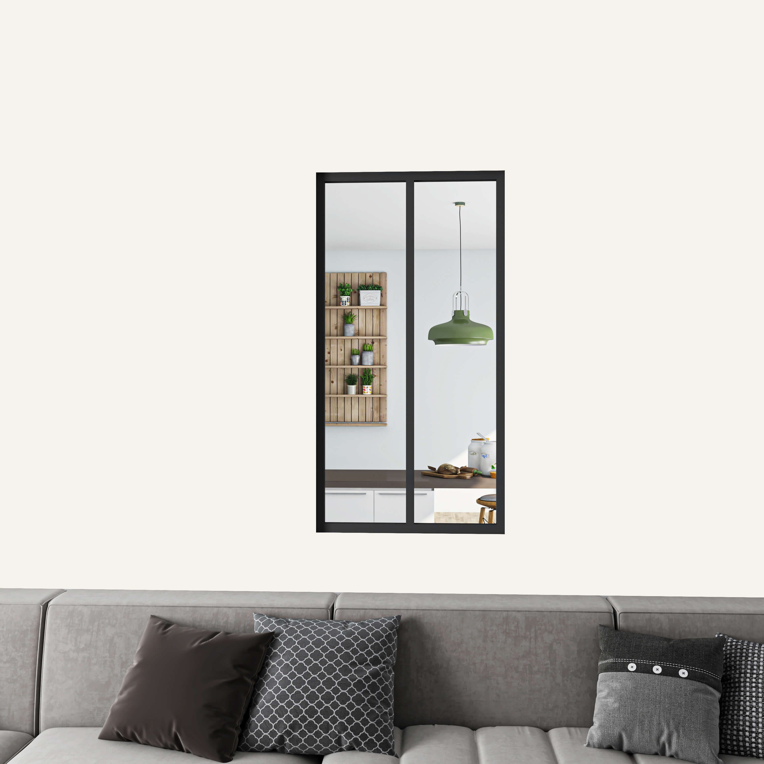 Duschparadies Fenster Fenster ESG glas Duschtrennung Trennwände aus Glas, (Set), BxH:286x1018