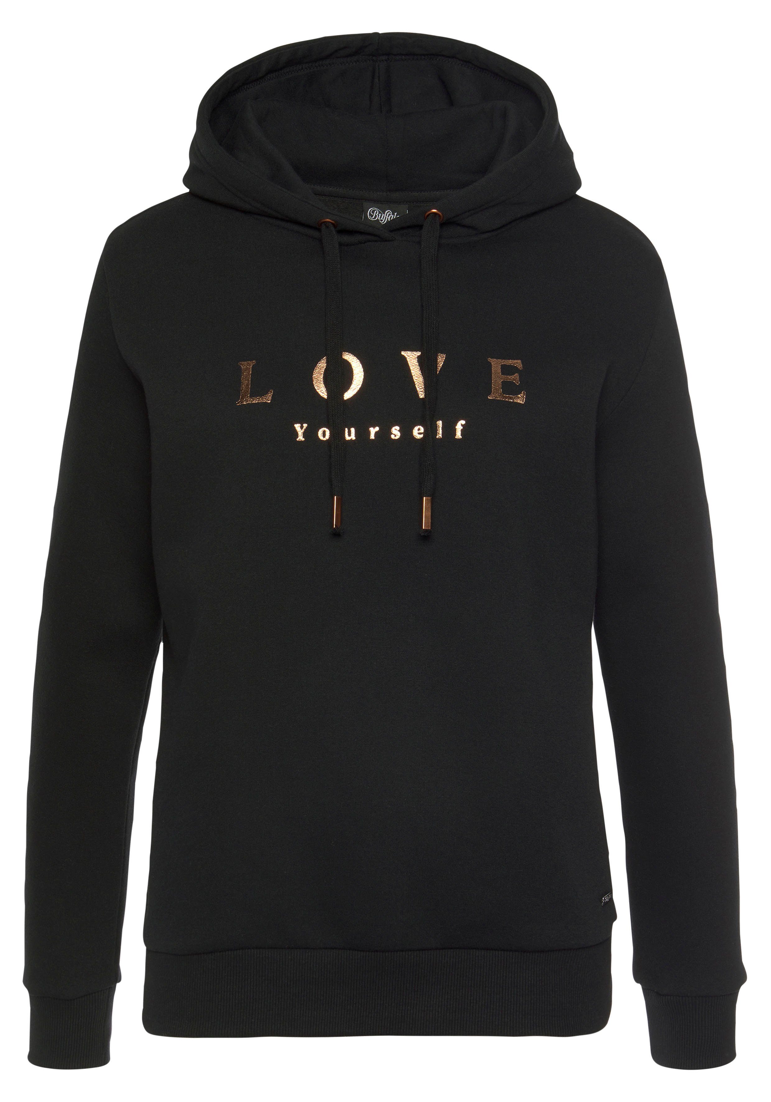 Buffalo Kapuzensweatshirt mit überschnittenen Schultern, Loungewear – Bild 2 von 5