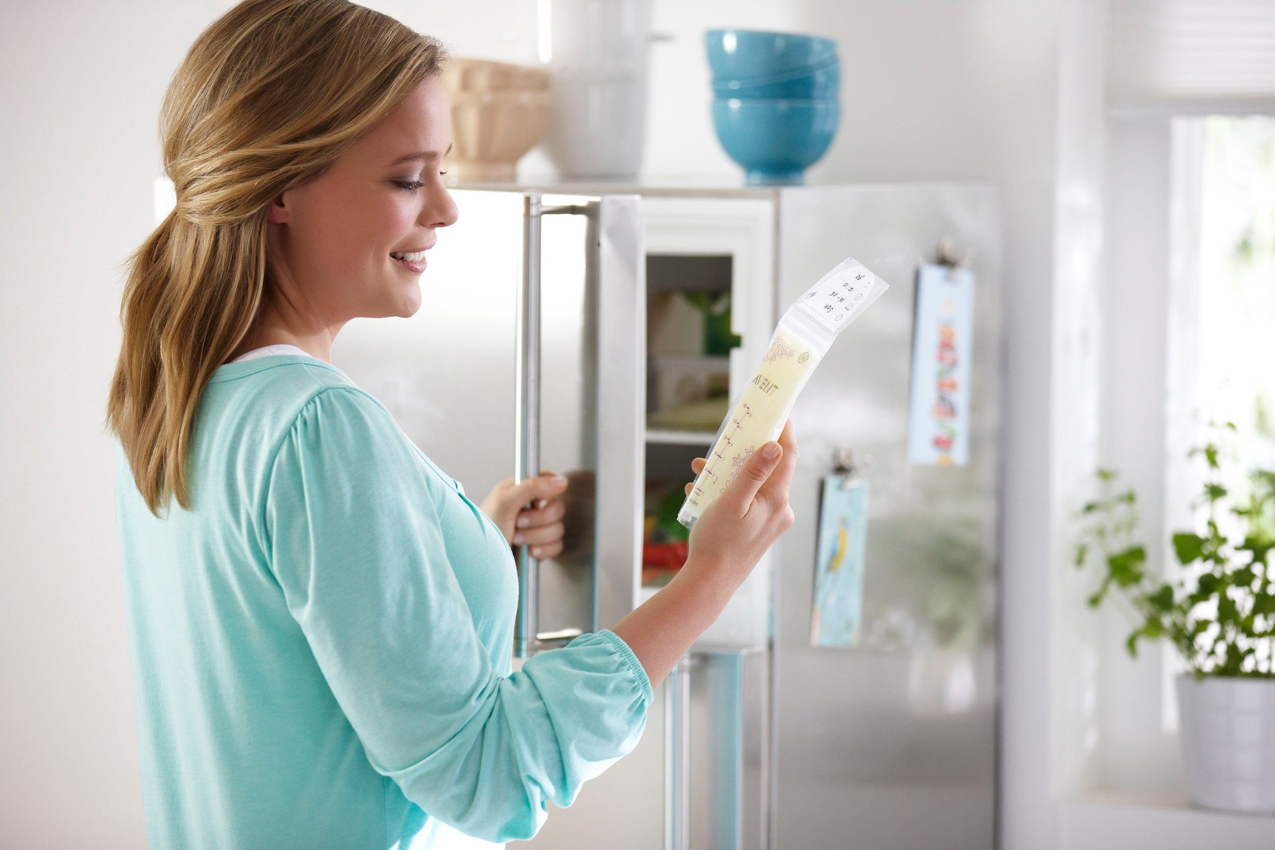 Philips AVENT Muttermilchbeutel SCF603/25, vorsterilisiert, mit sicherem, doppeltem Zip-Verschluss