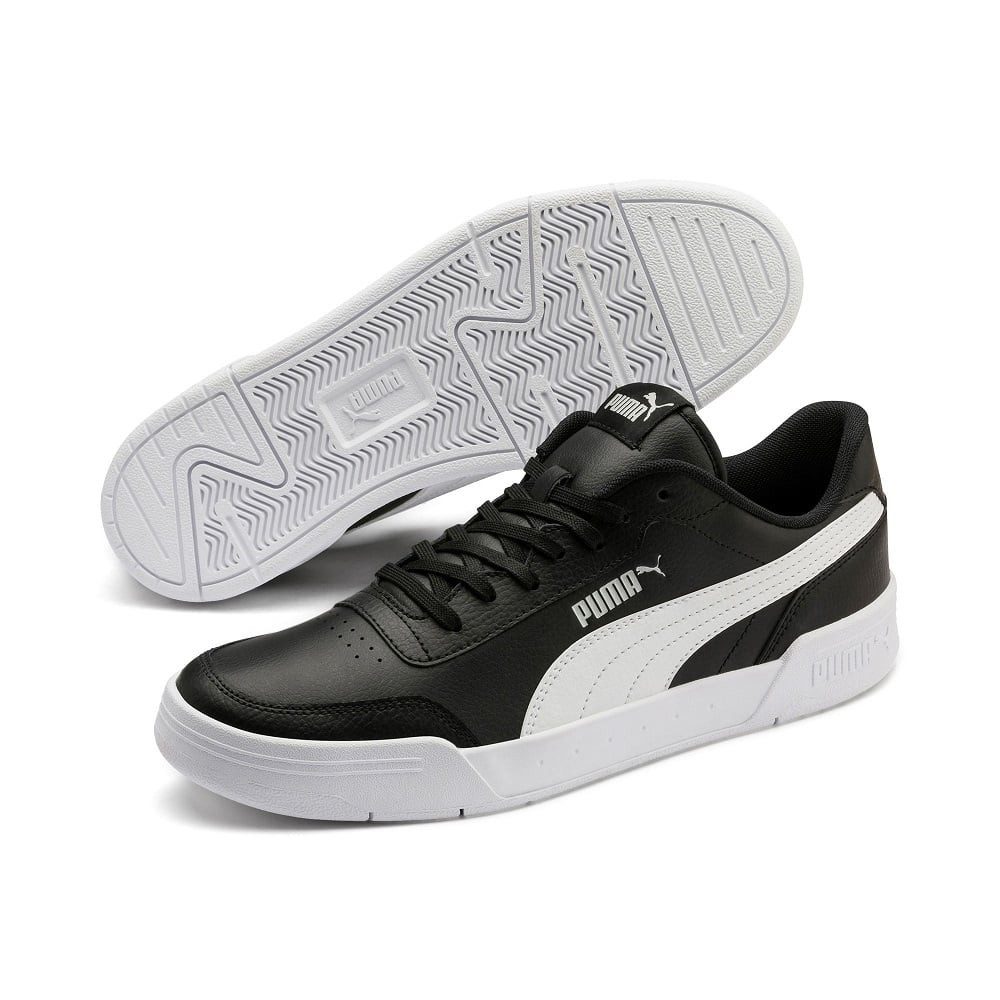 PUMA Caracal Premiumleder schwarz/weiss Herren Sneaker